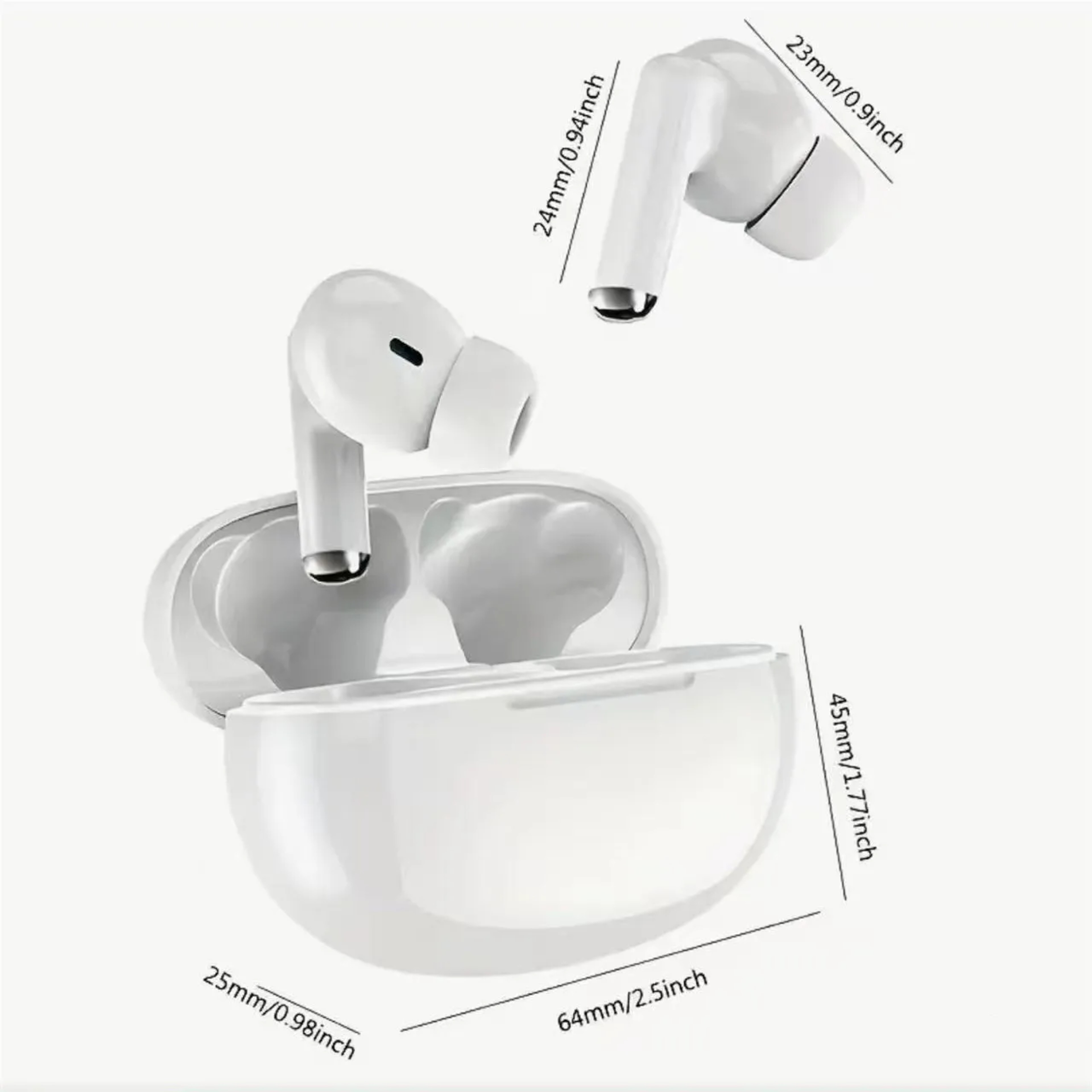 Wireless Bluetooth Earbuds with Noise Cancelling Mic and Clear Sound – view 2