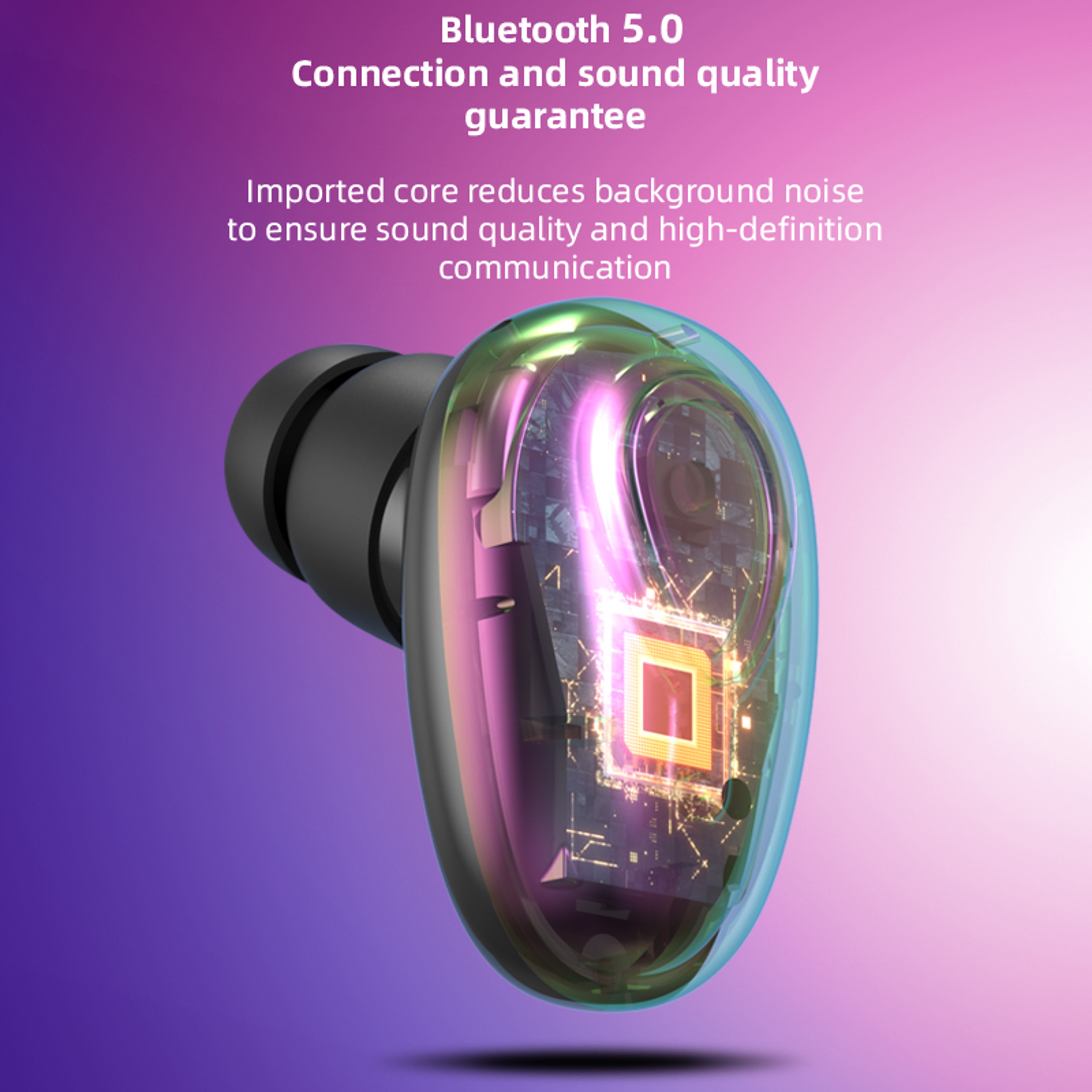 Mini TWS Wireless Earbuds Bluetooth In Ear Headset with Microphone for Music and Sports – view 2