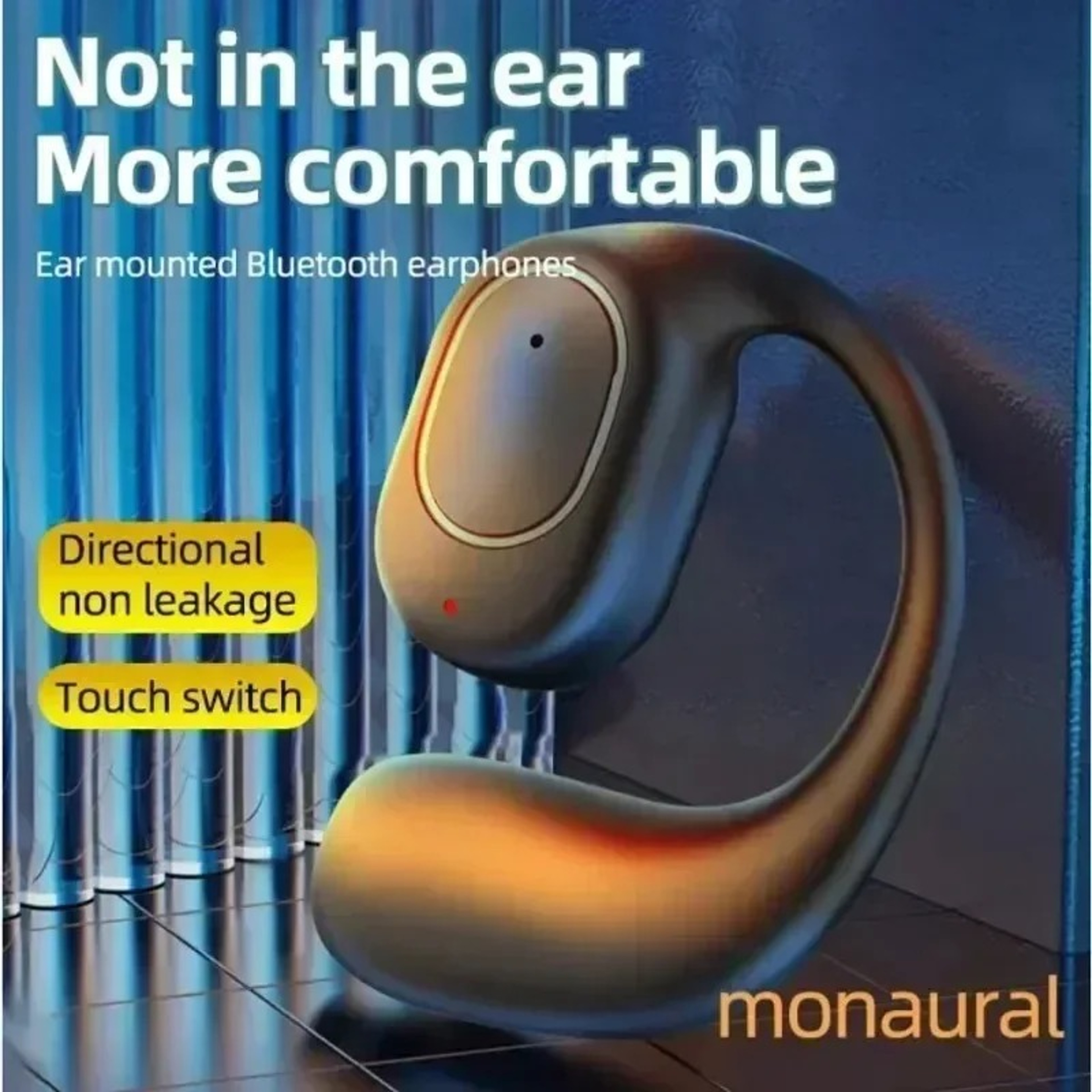 Wireless Air Conduction Earbuds with Ear Hook Design for Sports Music and Hands Free Calls – view 5