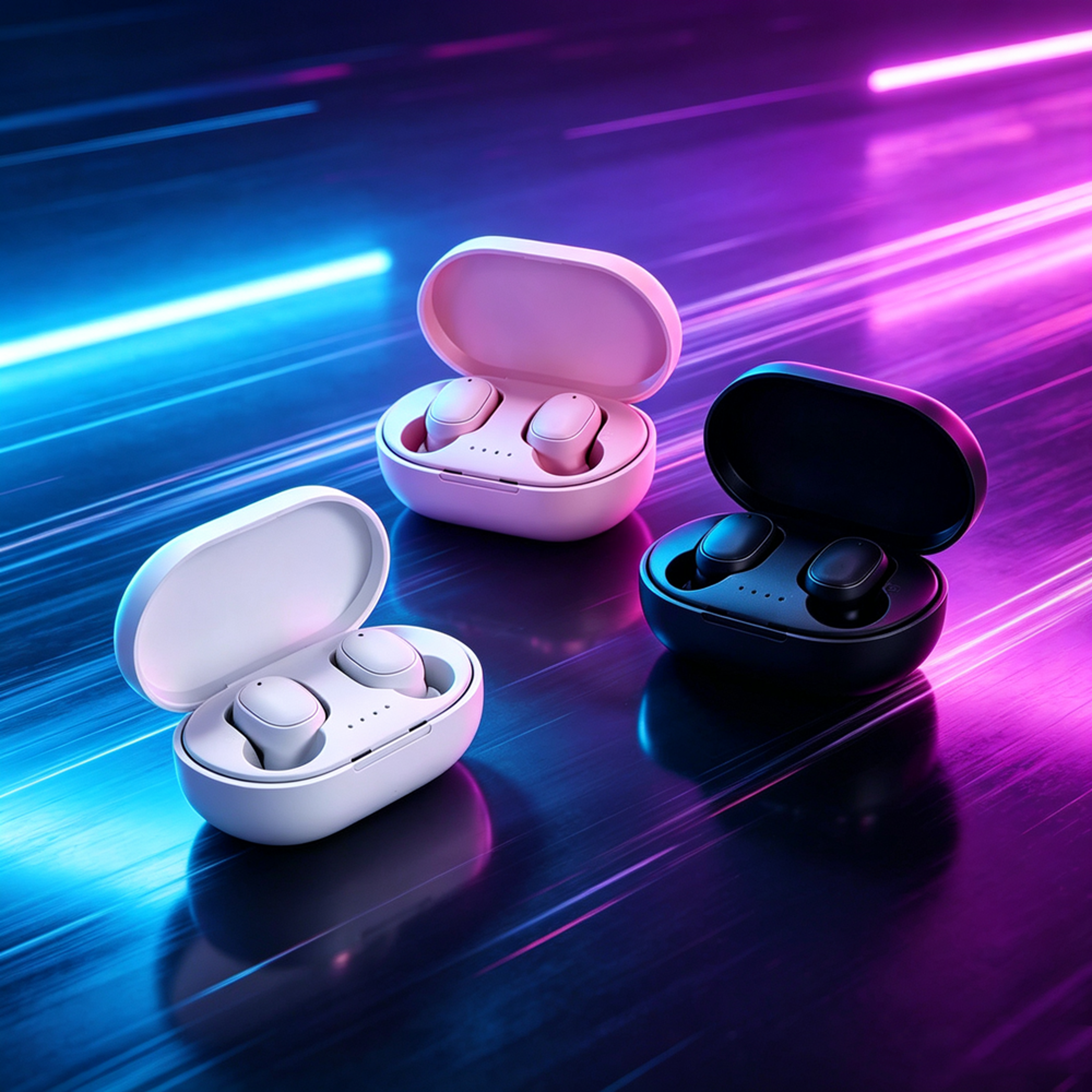 Lightweight Wireless Earbuds with Microphone and Immersive Sound – view 1