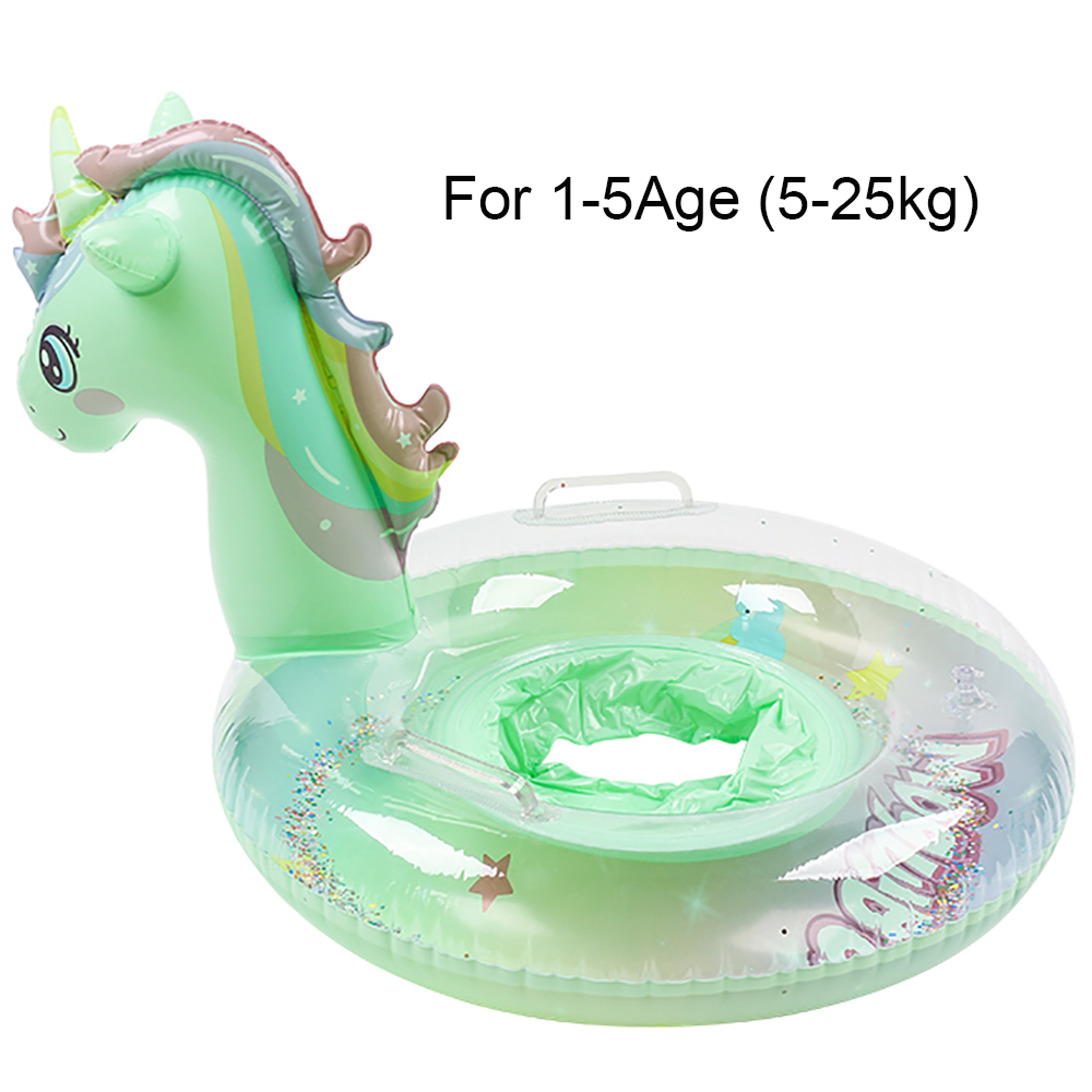 Unicorn Swim Float for Kids Inflatable Pool Float Ring for Toddlers – view 6