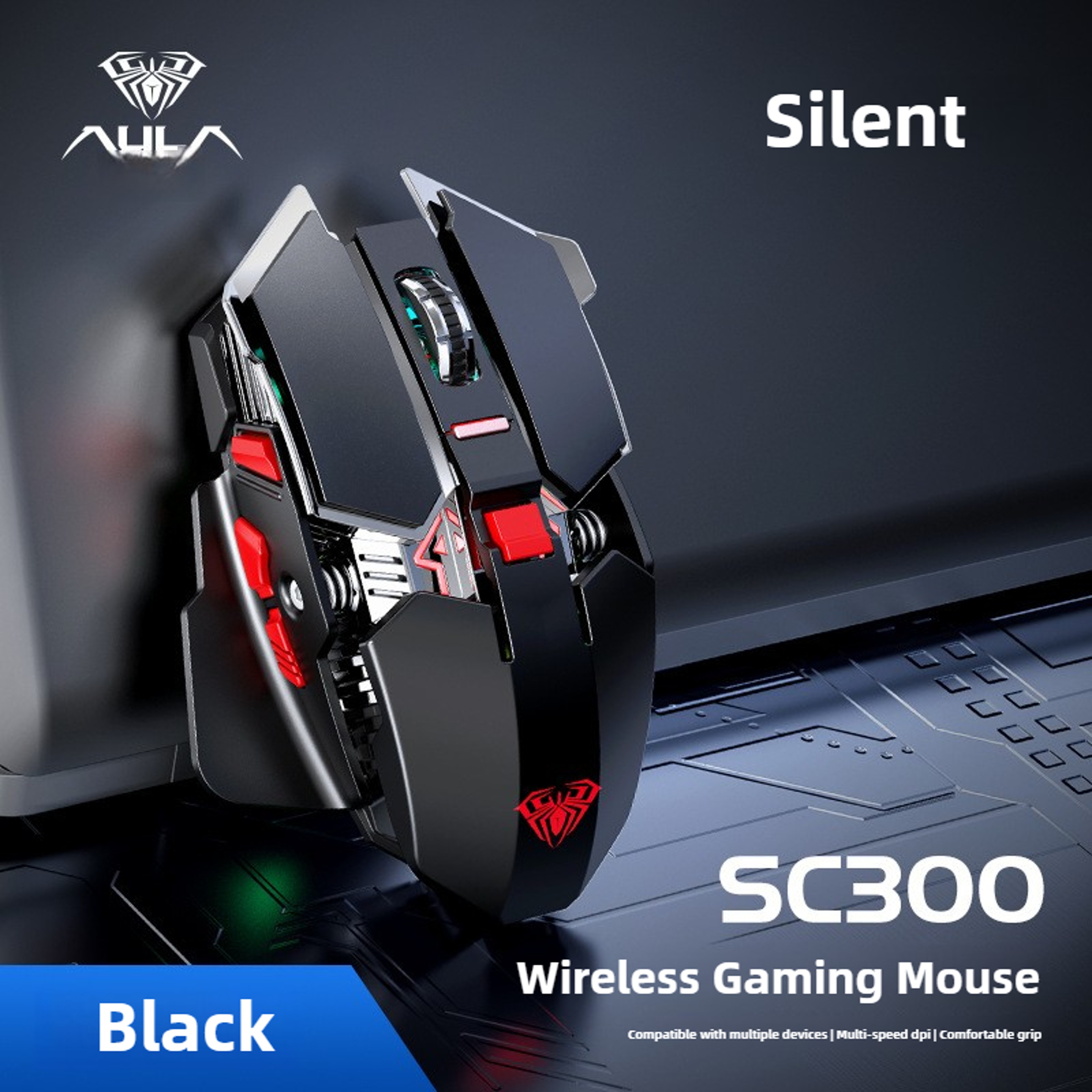 Rechargeable RGB Gaming Mouse with Wireless Precision Control – view 7