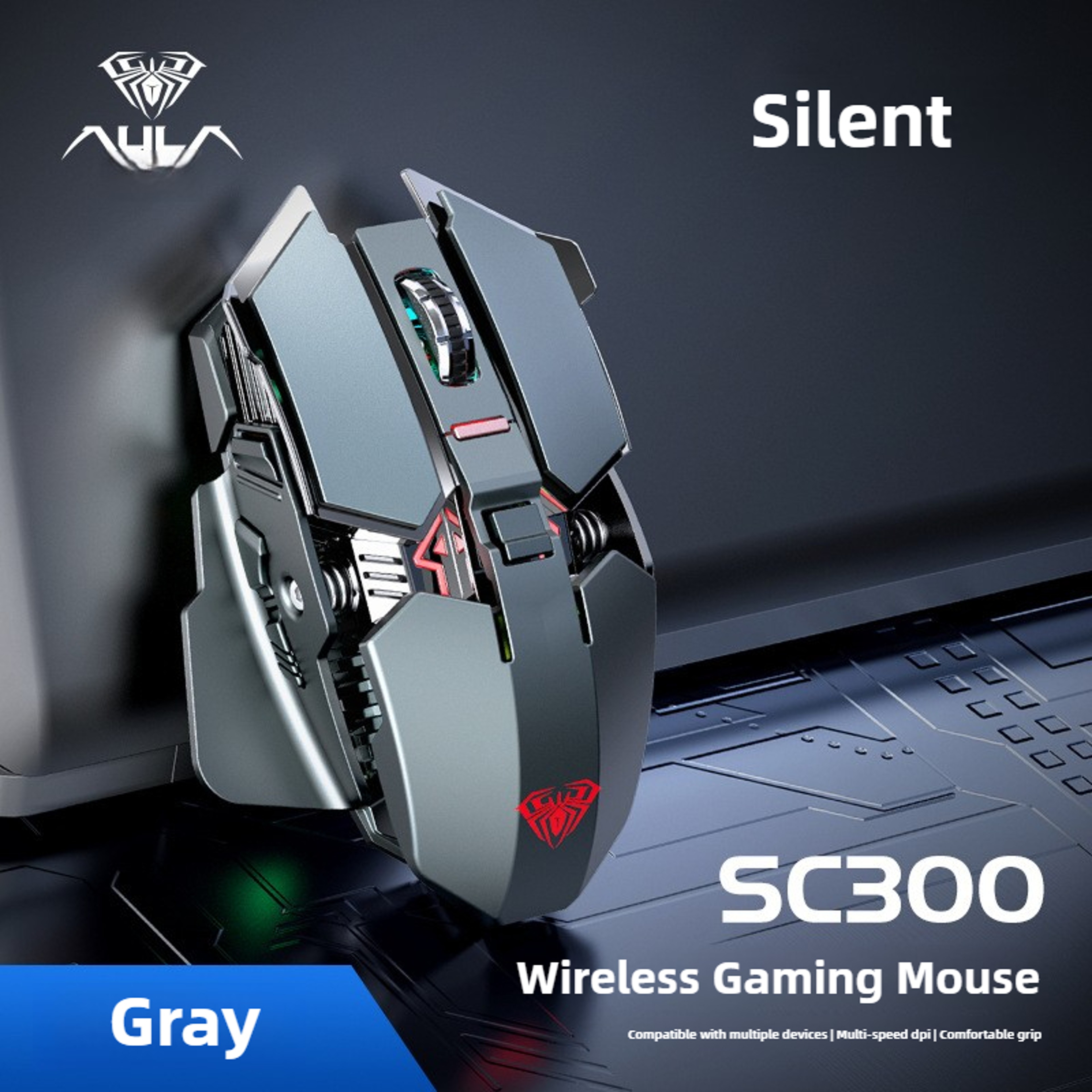 Rechargeable RGB Gaming Mouse with Wireless Precision Control – view 8