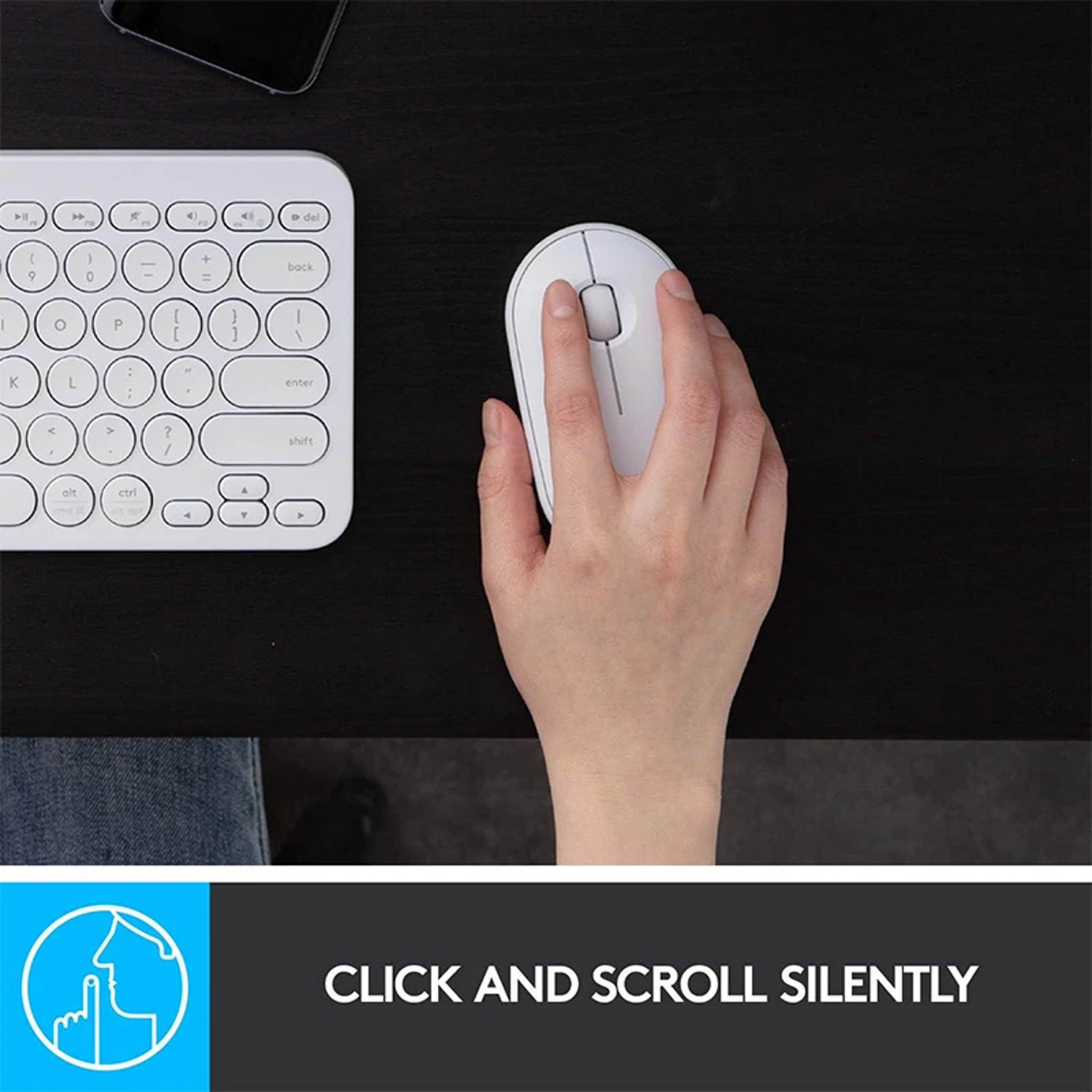 Logitech Pebble Wireless Bluetooth Mouse Light Slim Silent Click Portable Mouse – view 5