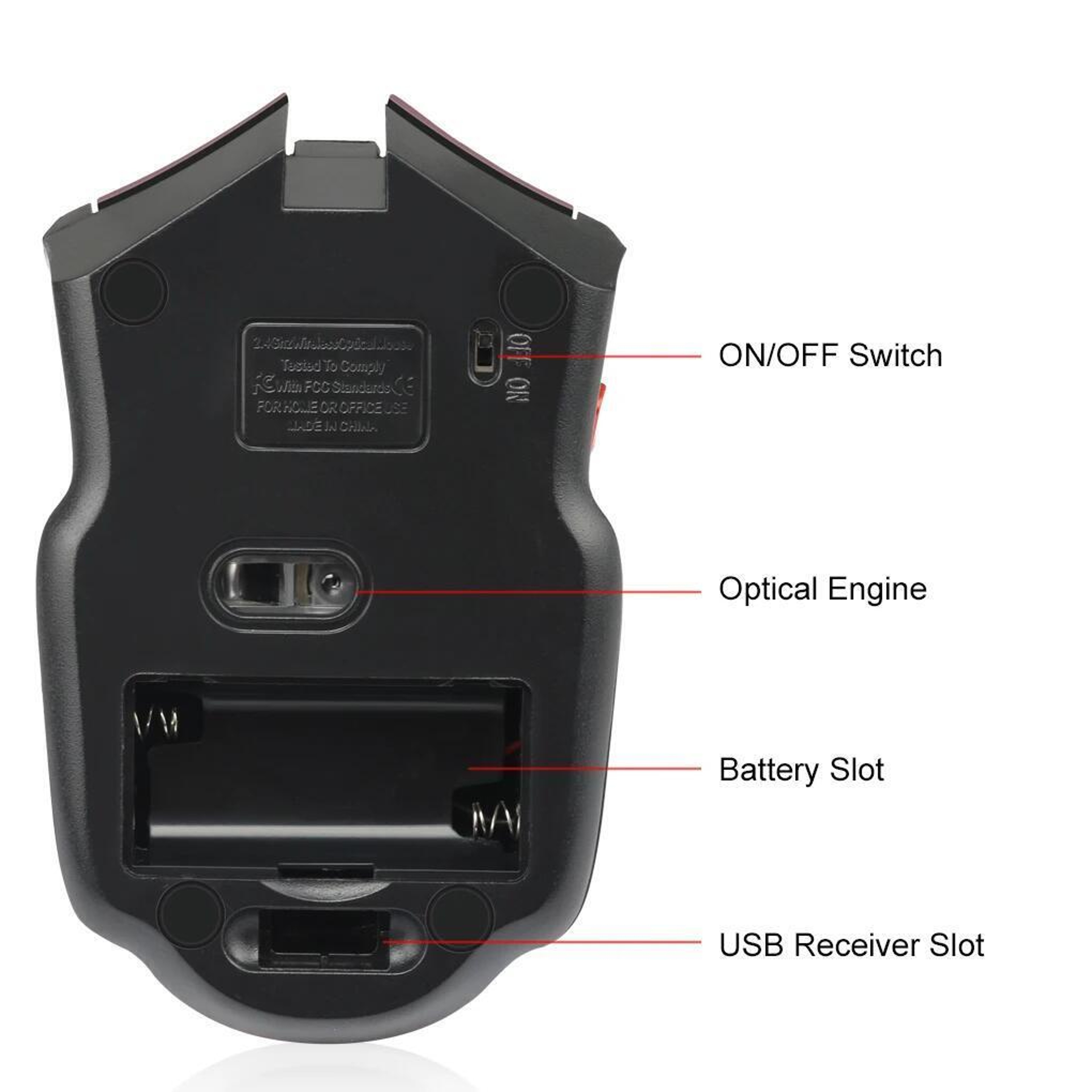 Wireless Mouse Button Gaming Mouse For PC Laptop 1