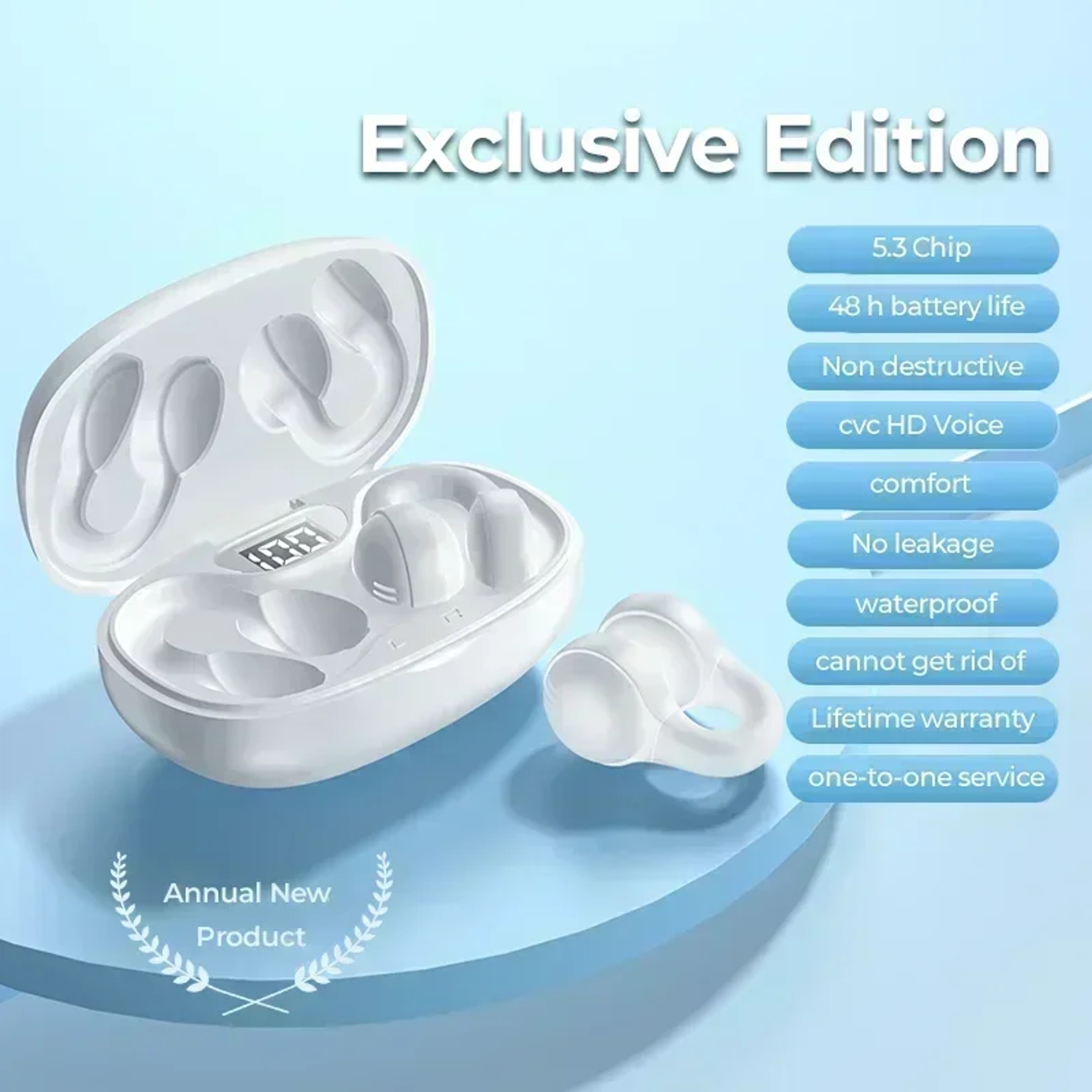 Discreet TWS Bluetooth Earbuds with Smart Notifications and Wireless Comfort – view 9