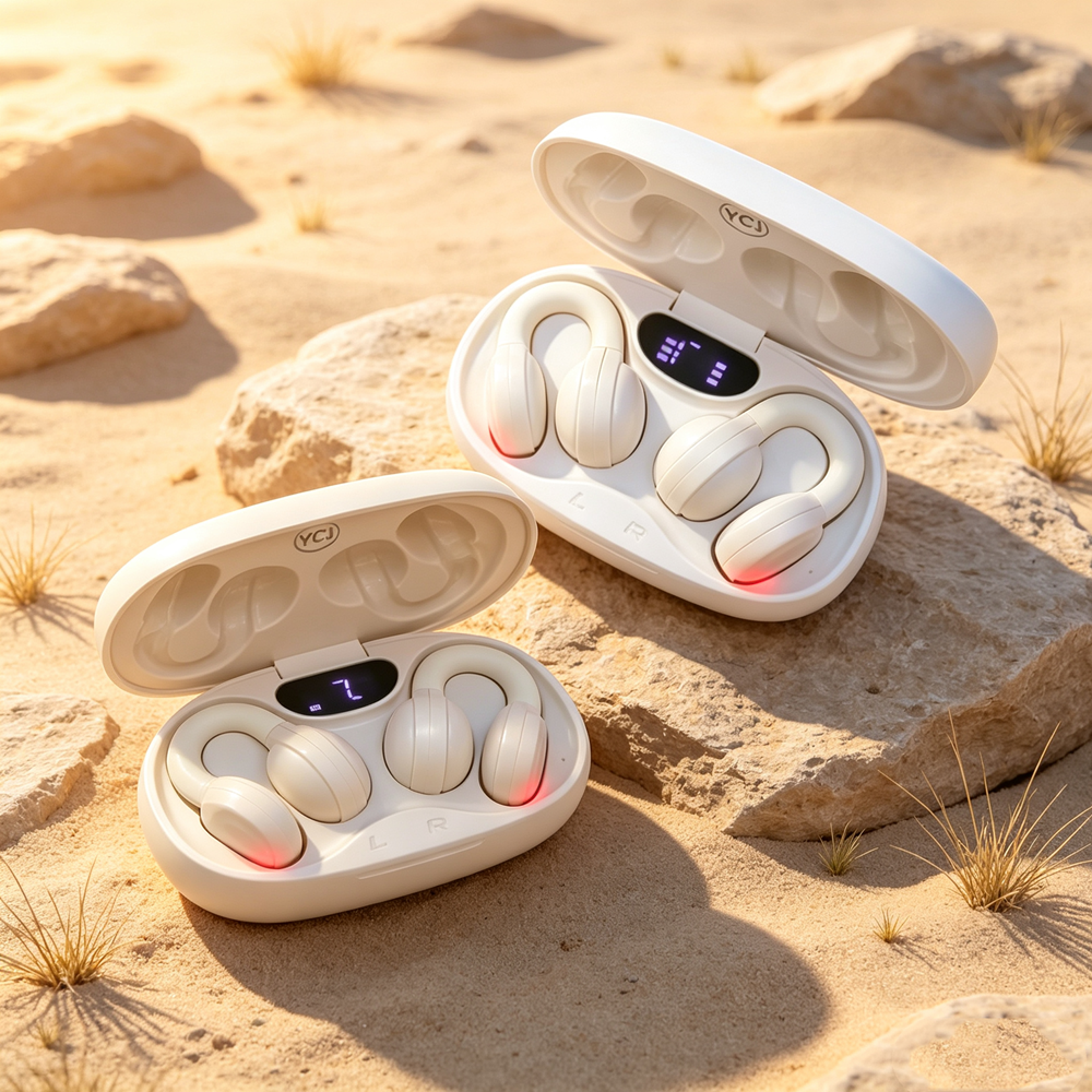 TWS Bluetooth Earbuds with Mute Button Wireless Headphones for Calls Music and Privacy – view 1