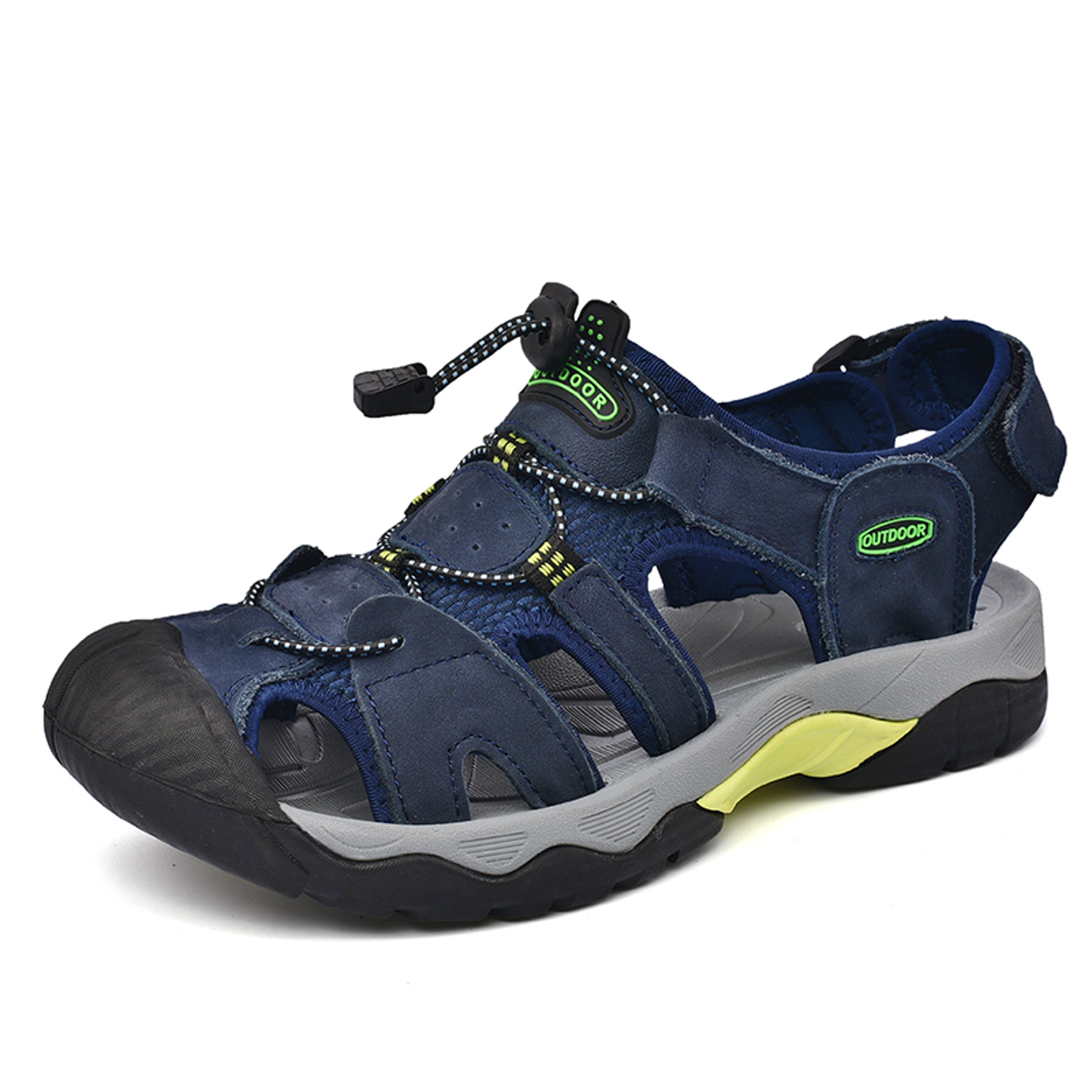 Classic Genuine Leather Sandals, Summer Mens Sandals, Fashion Outdoor Hiking Shoes, Lightweight Breathable Non-slip – view 10