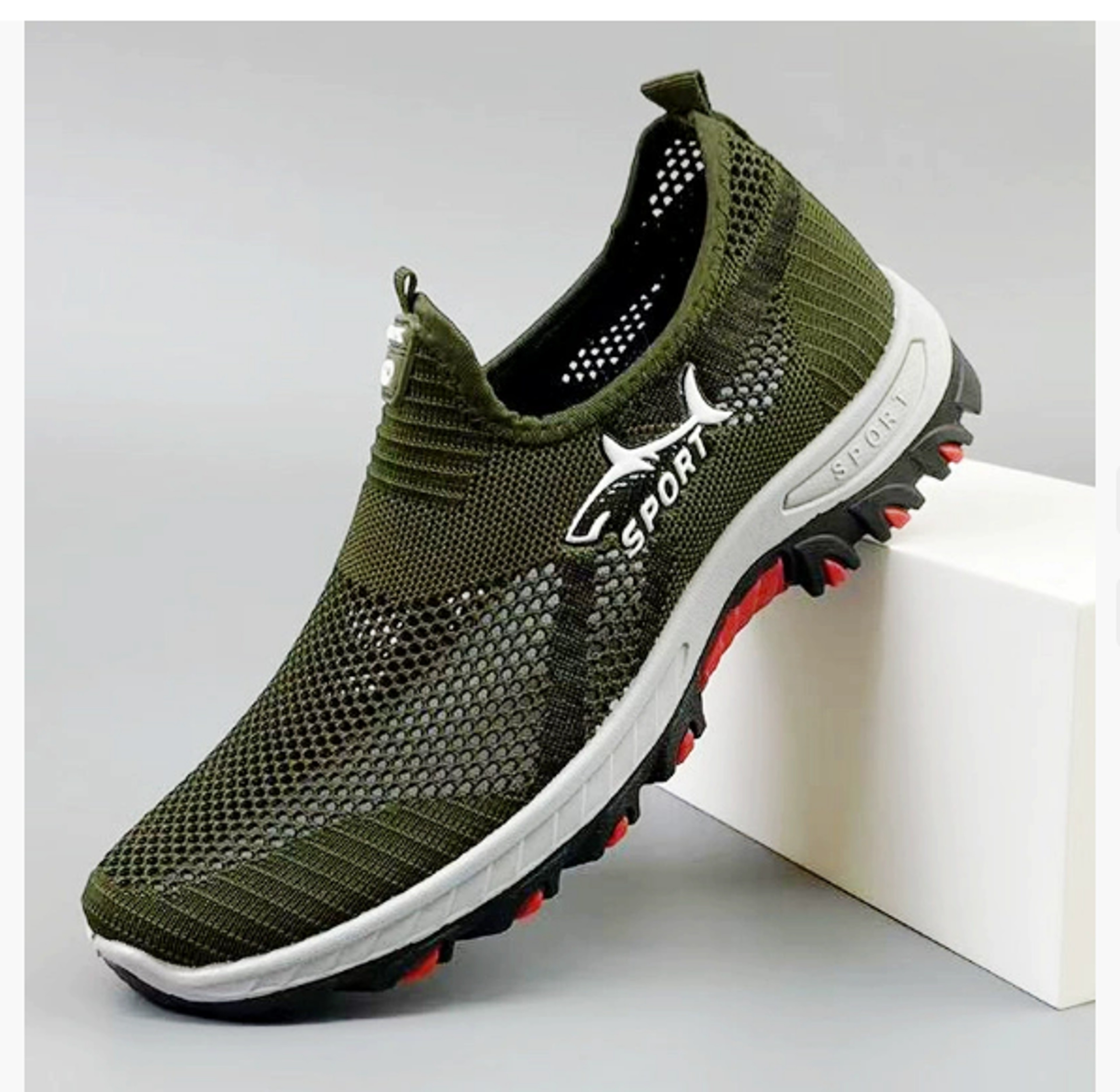 Lightweight Sneakers Men Summer Mesh Men Shoes Breathable Casual Walking Shoes Mens Hiking Shoes 7