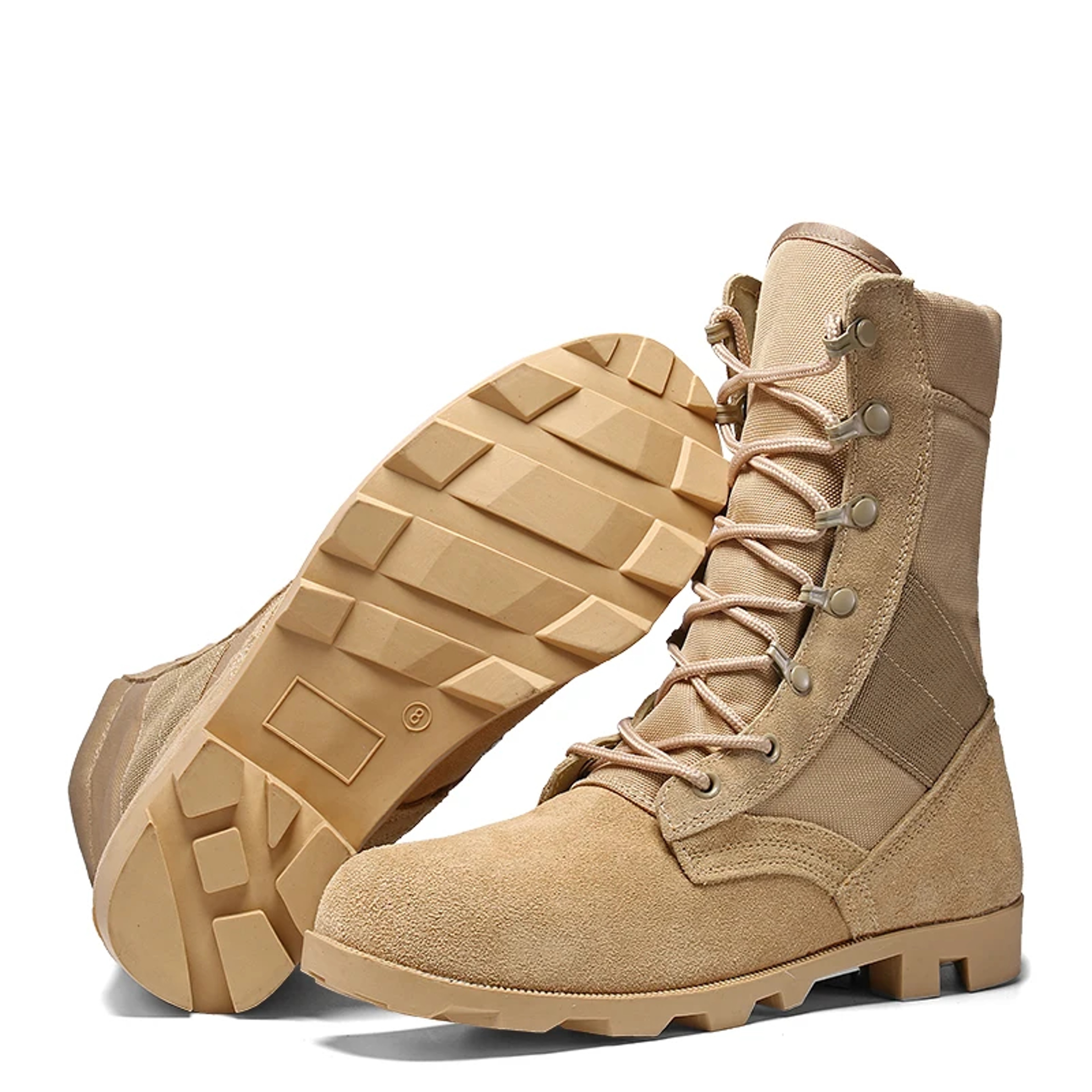 Tactical Boots for Men, Special Force Desert Boots, Outdoor Hiking Shoes, Work Safety Ankle Boots, Durable Military Comb – view 6