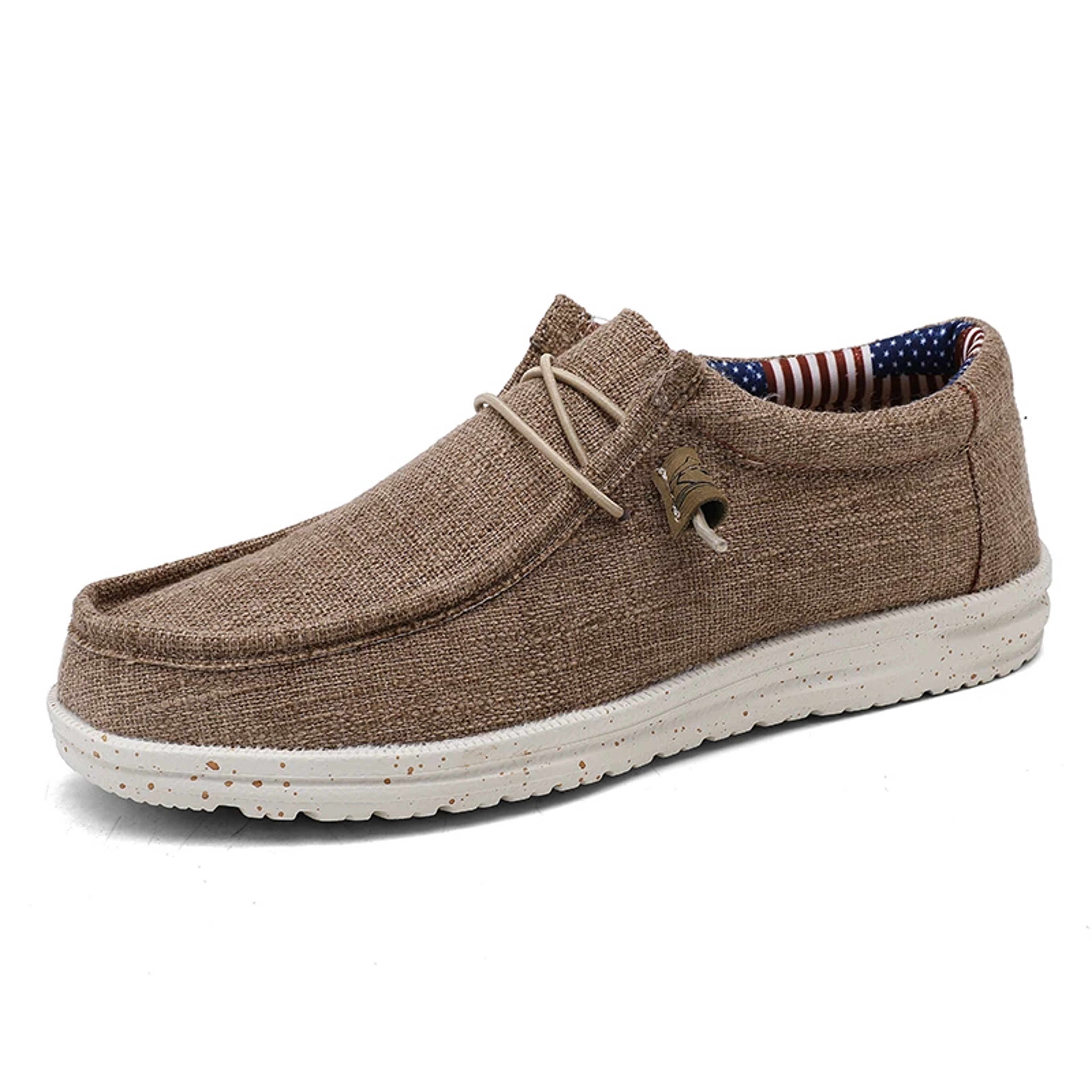 Comfortable Men Casual Shoes Slip On Canvas Loafers Non Slip Soft Moccasins Summer Walking Flats Sn 9