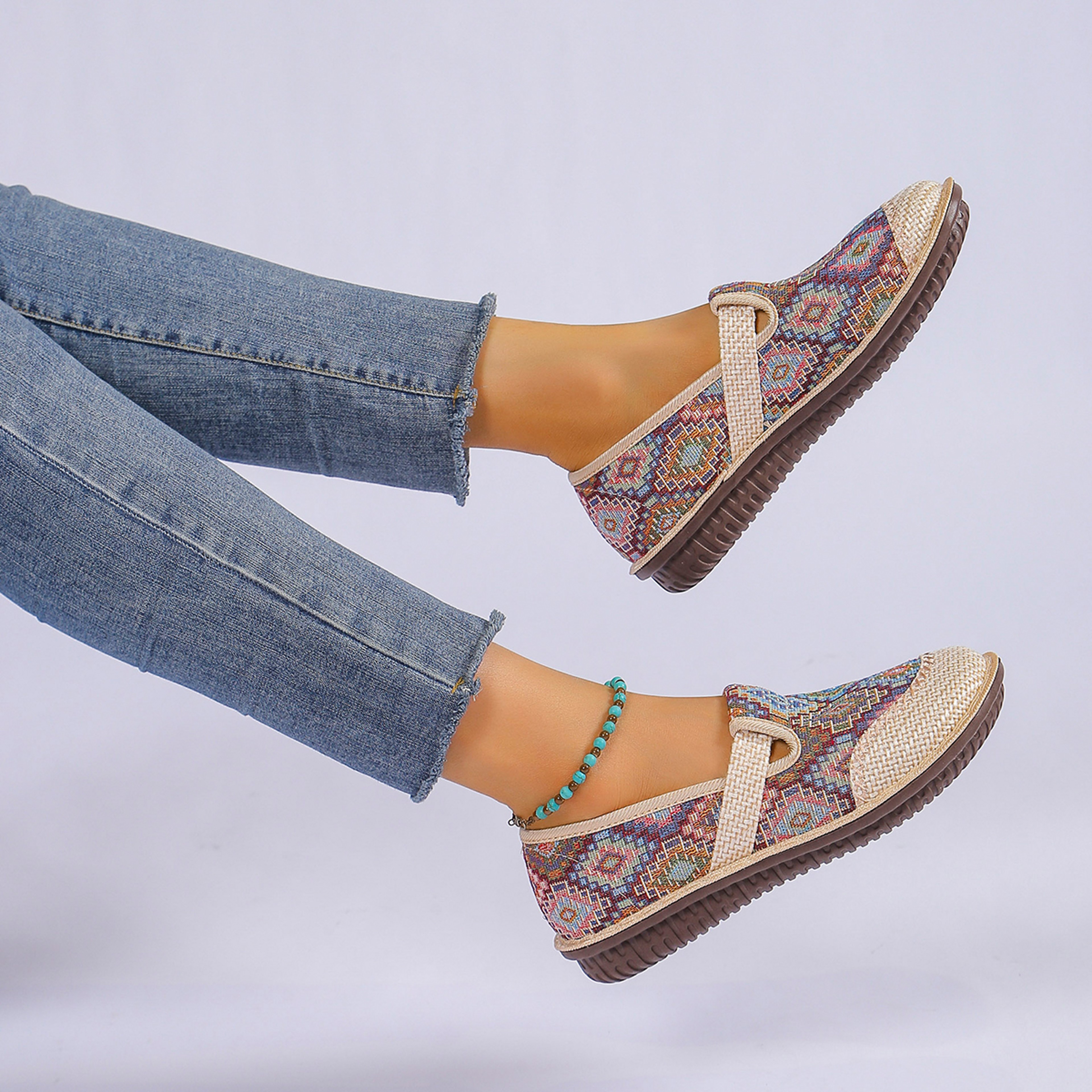 Soft Sole Lightweight Slip On Casual Shoes, Womens Shoes Casual Sneaker, Half Drag Daily Comfy Mules Womens Summer – view 9