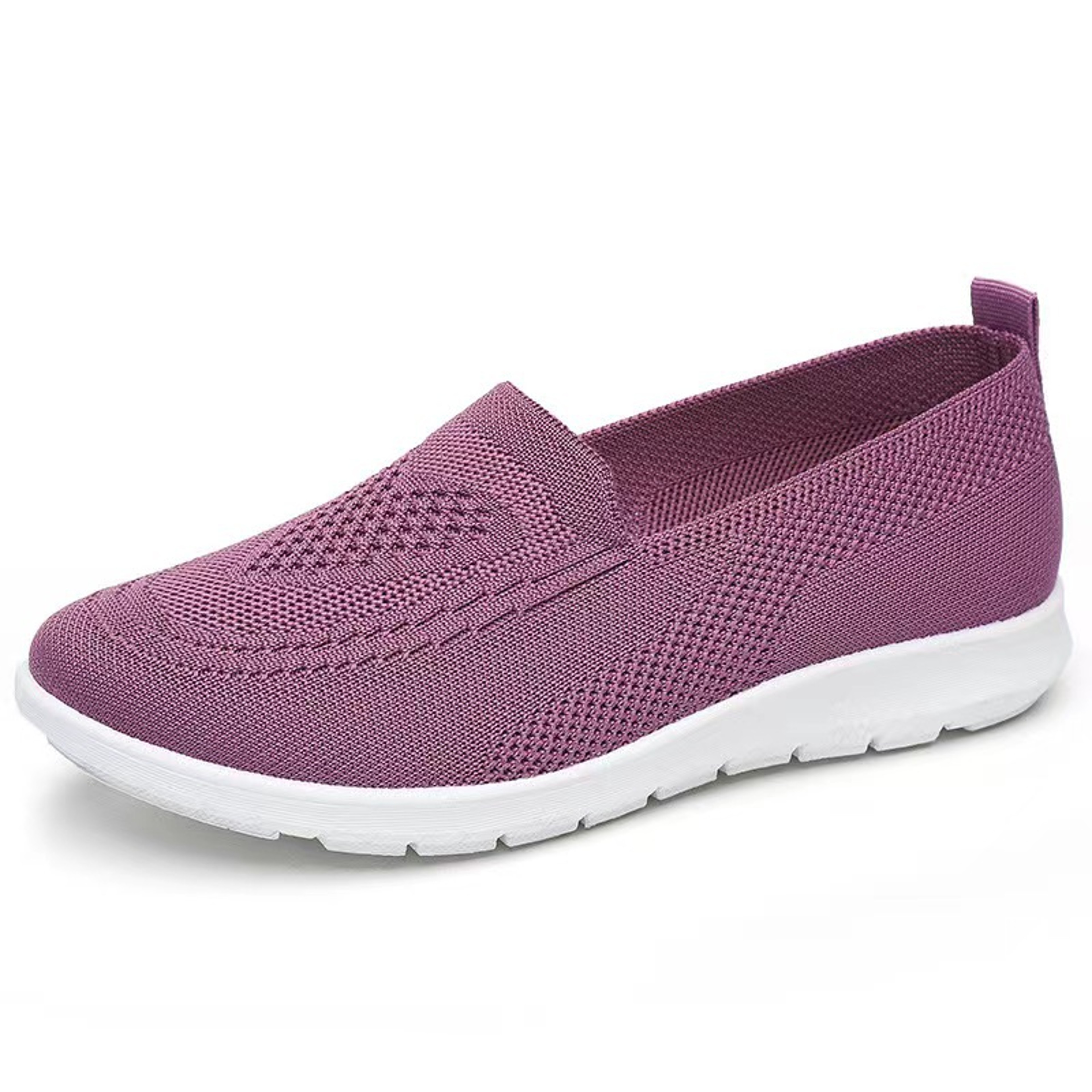 Spring Summer Womens Shoes, Casual Breathable Chunky Sole Flat Sneakers, Lightweight Walking Shoes, Cheap Shoes – view 12