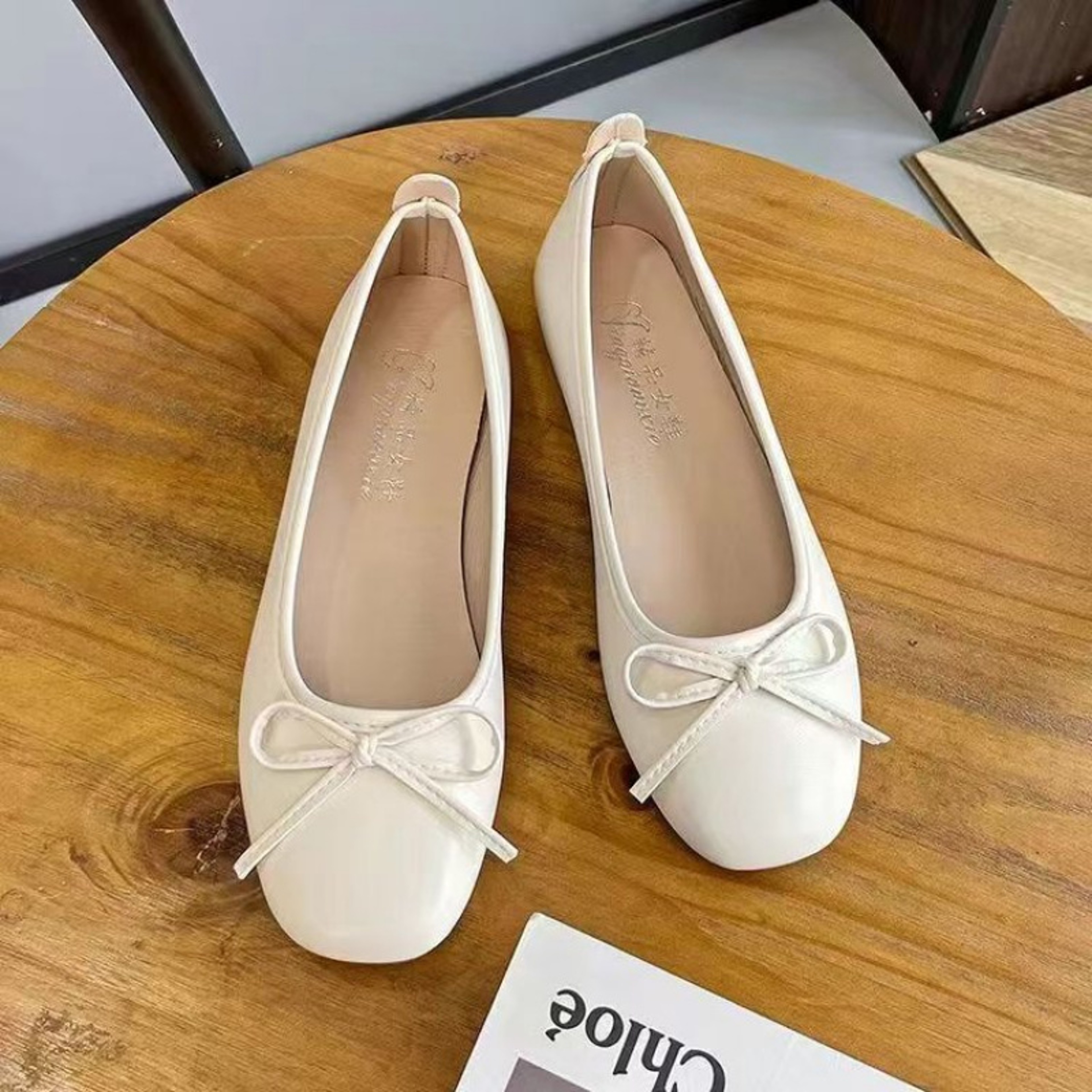 Spring Summer New Arrival Evening Breeze Flats, Elegant Bow-Knot Commuter Versatile Single Shoes – view 3