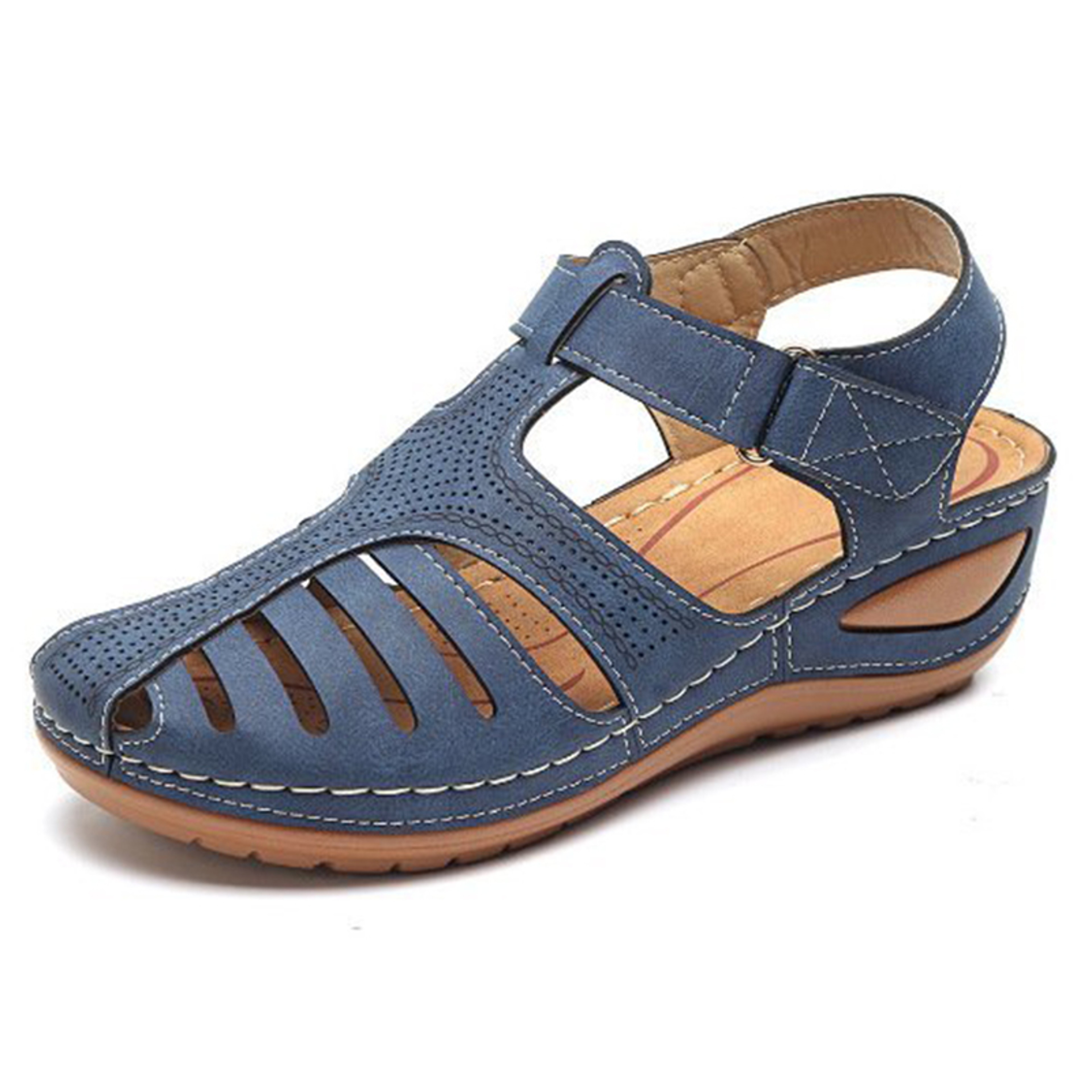Premium Orthopedic New Womens Sandals Bunion Corrector Flats With Soft Sole Casual Beach Wedge Vulc 4