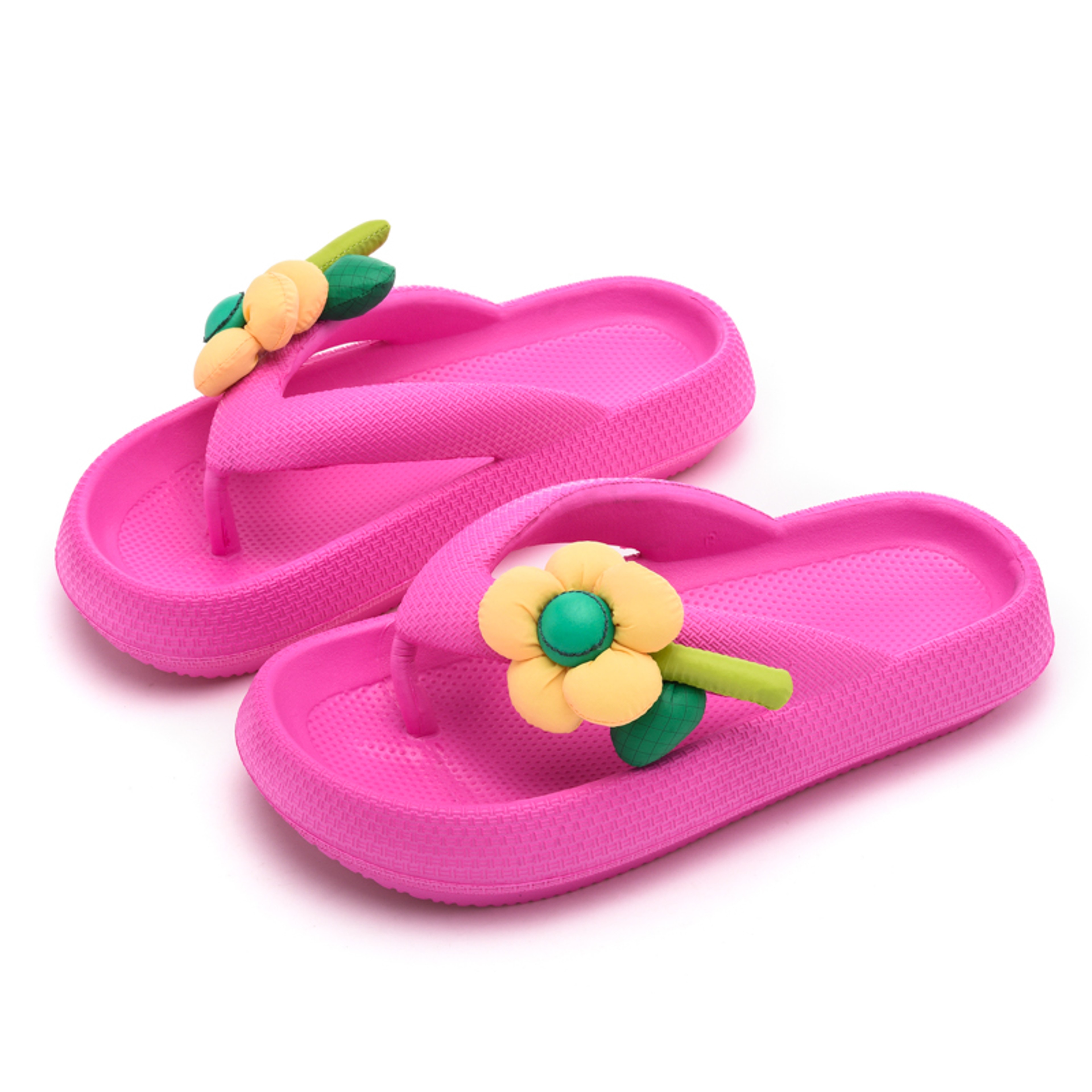 Sweet Multi-Color Summer Womens Flip-Flops with Phalaenopsis Flowers, Cute Slippers for Party, Outdoor Vacation, Indoor – view 22