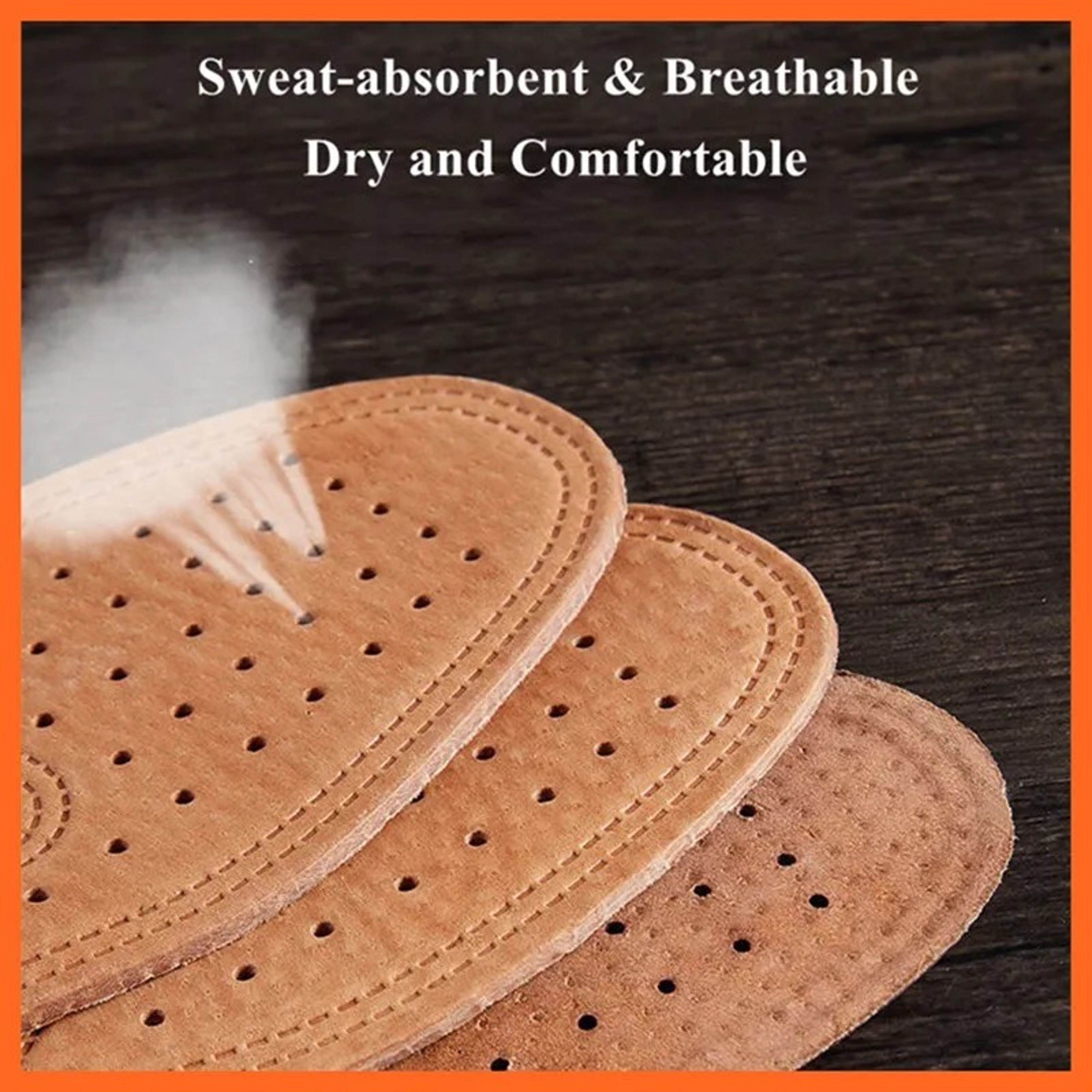 Leather Insoles For Casual Shoes Men Comfortable Deodorant Shoe Insoles Quality Foot Support Sole C 1