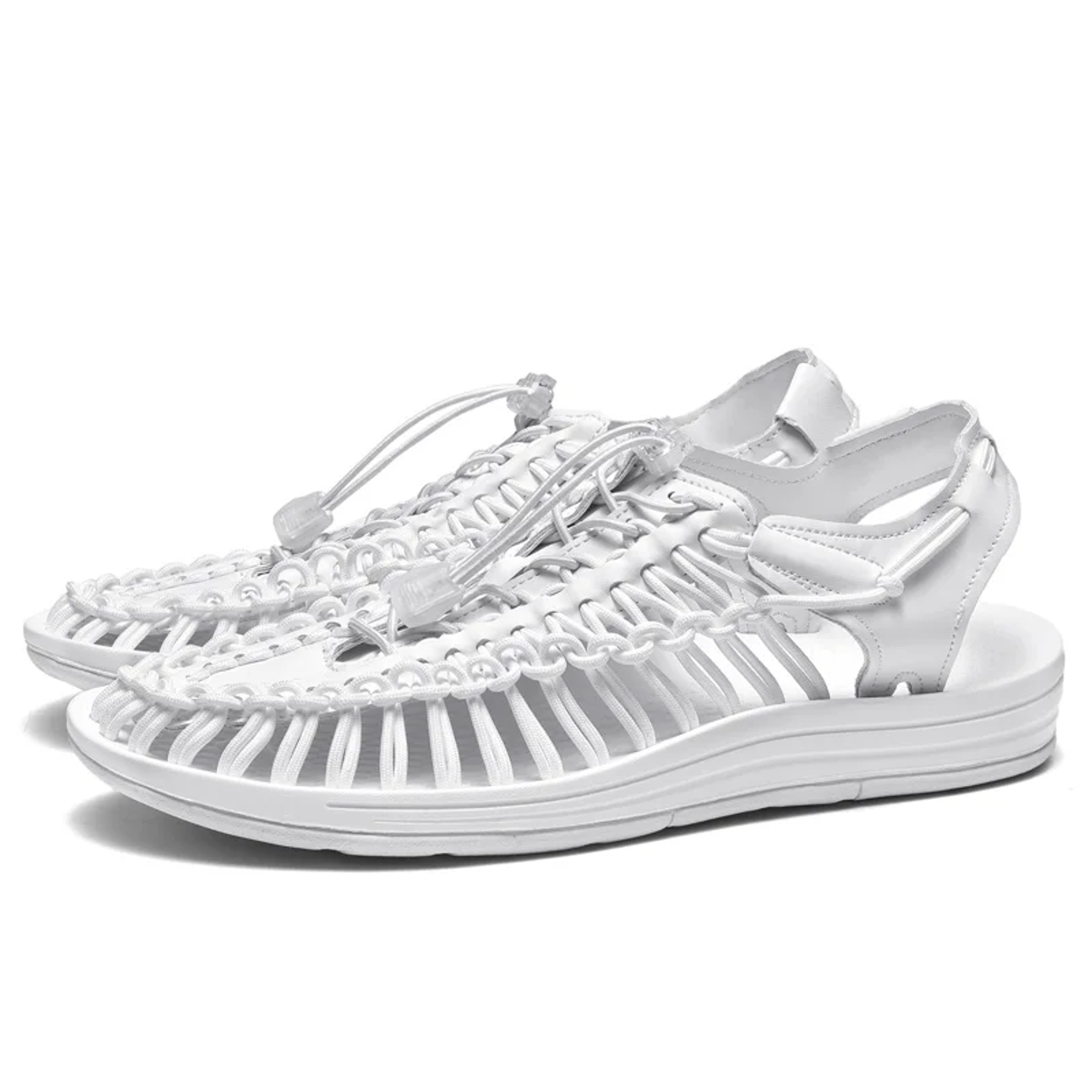 Fashion Summer Men Sandals Handmade Weaving Design Breathable Outdoor Casual Flat Sandals Couples B 16