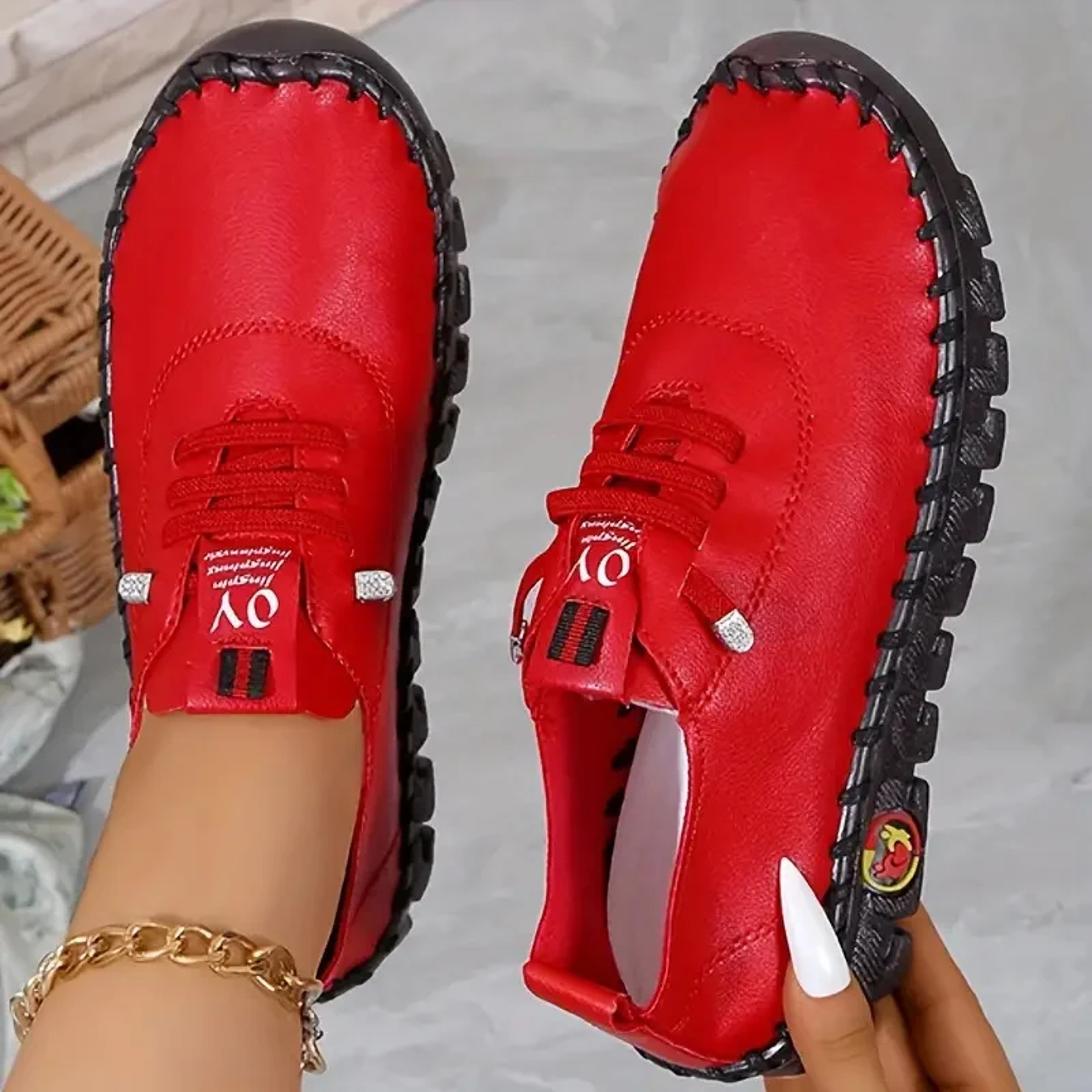 Women Sneakers, Spring Summer Soft-soled Loafers, Breathable Roman Retro Sneakers, Fashion Casual Shoes for Women – view 2