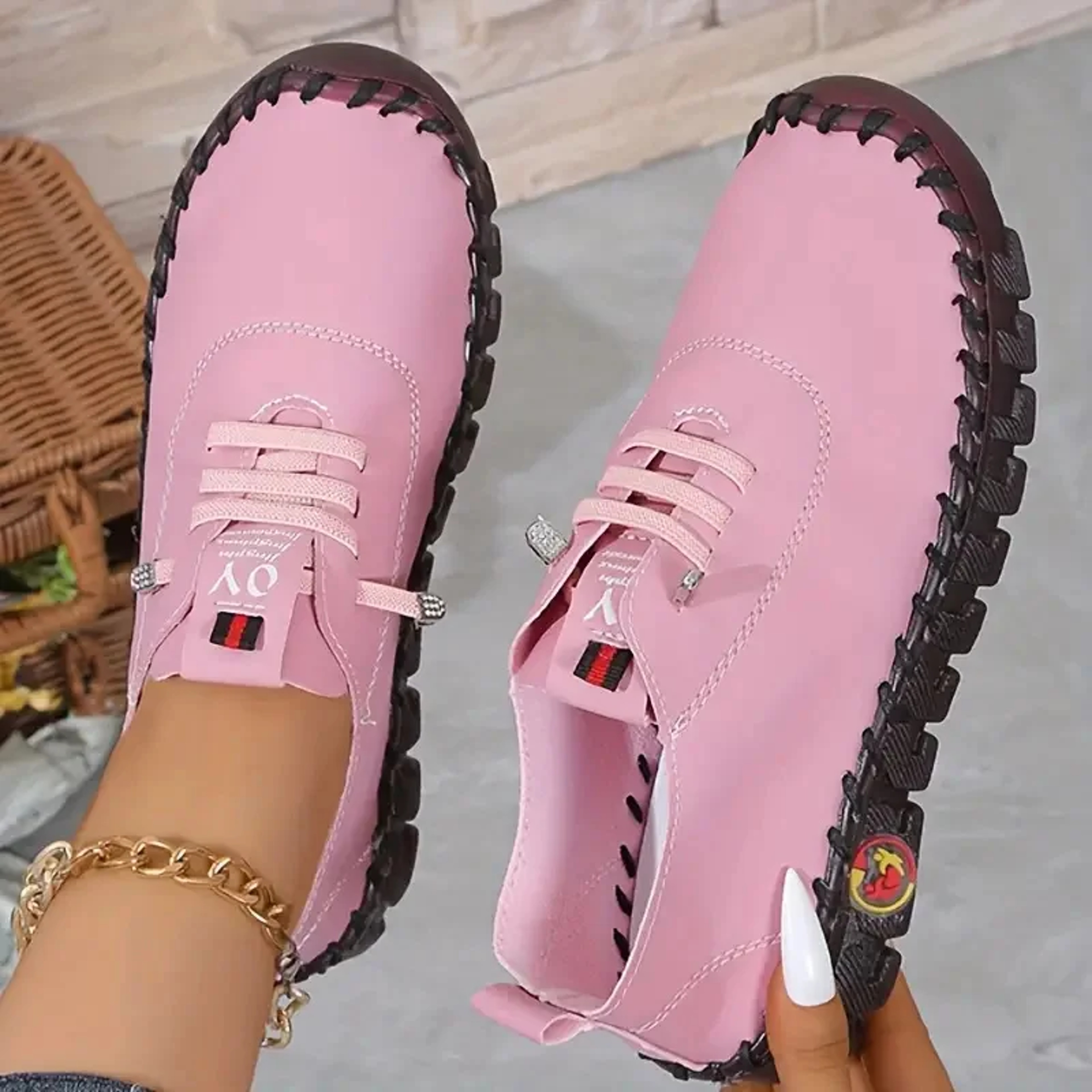 Women Sneakers, Spring Summer Soft-soled Loafers, Breathable Roman Retro Sneakers, Fashion Casual Shoes for Women – view 12