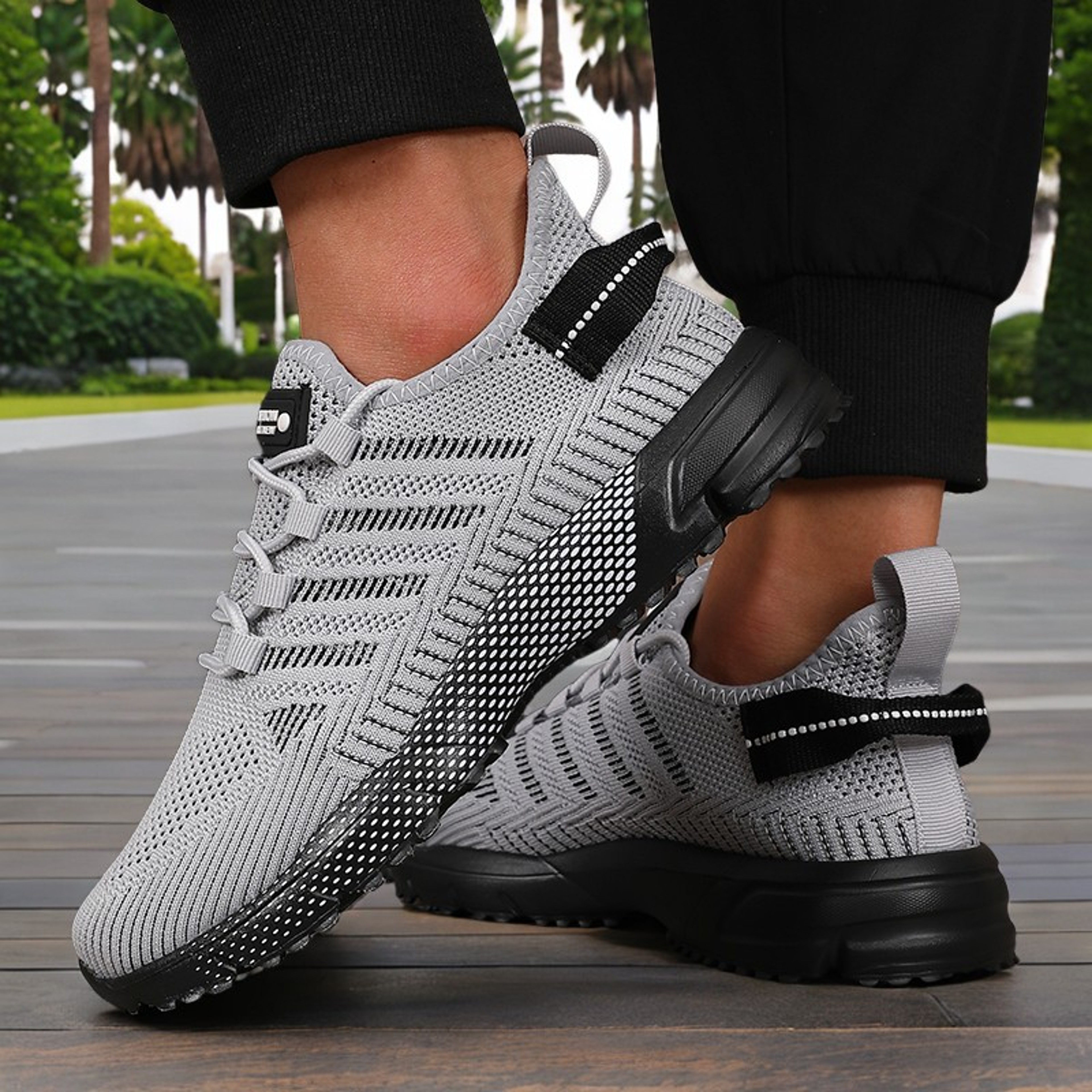 Luxury Male Tenis Masculino New Mens Sneakers Lightweight Breathable Fashion Running Shoes Thick So 4