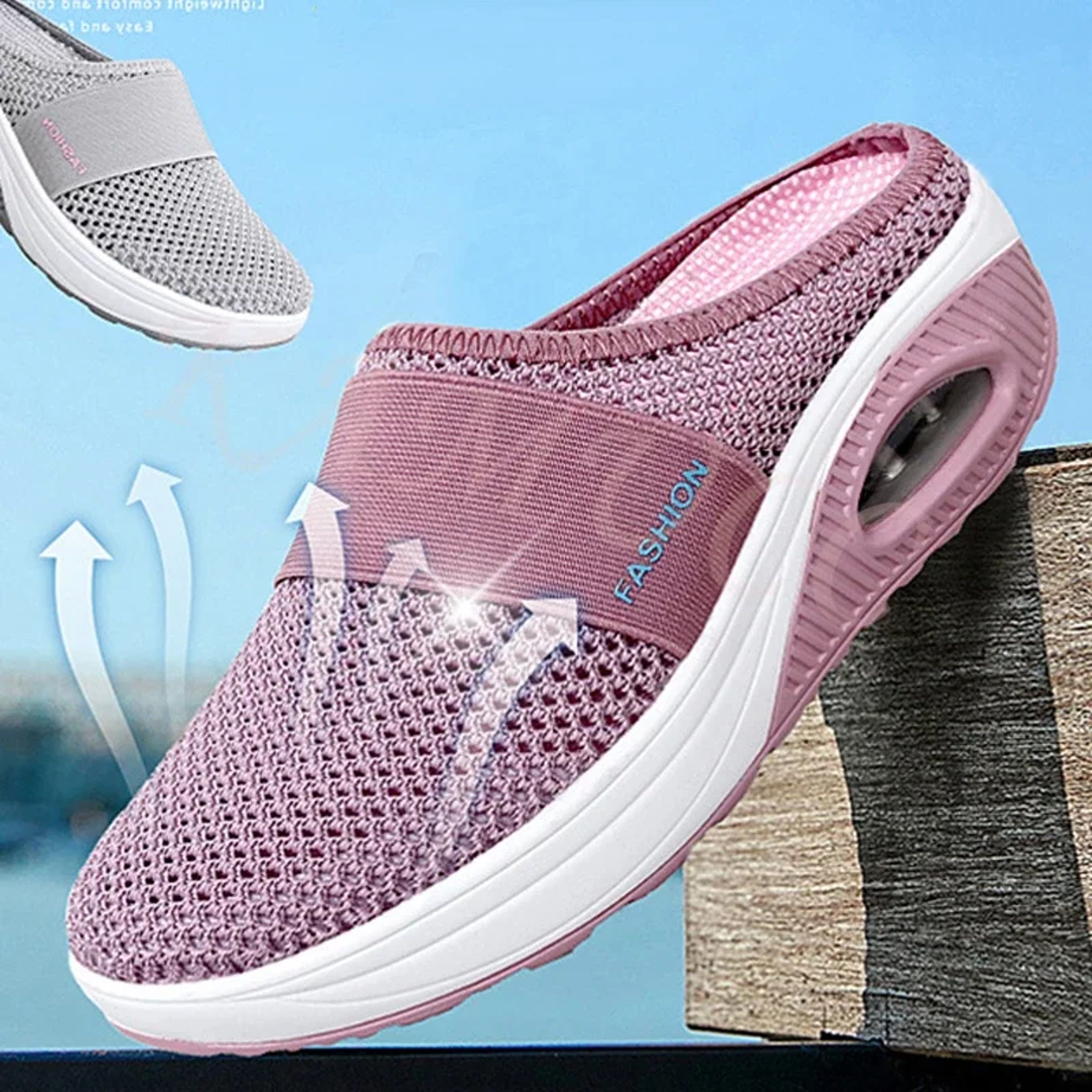 Women Wedge Slippers Vintage Orthopedic Diabetic Sandals AntiSlip Premium Platform Shoes For Women  3