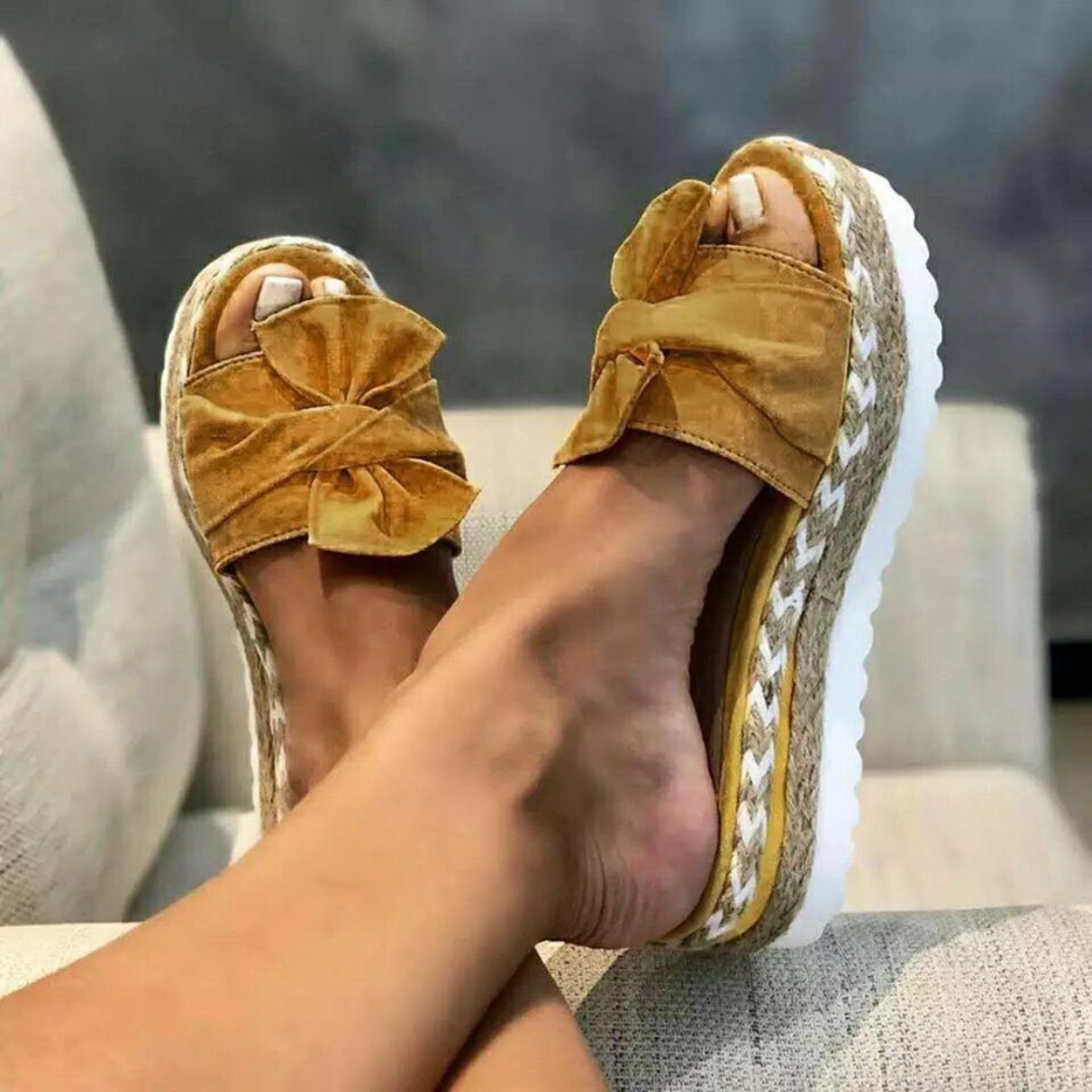 Elegant Women Heels Sandals With Wedges Summer Platform Sandals  Slippers Comfortable Fashion Shoes 4