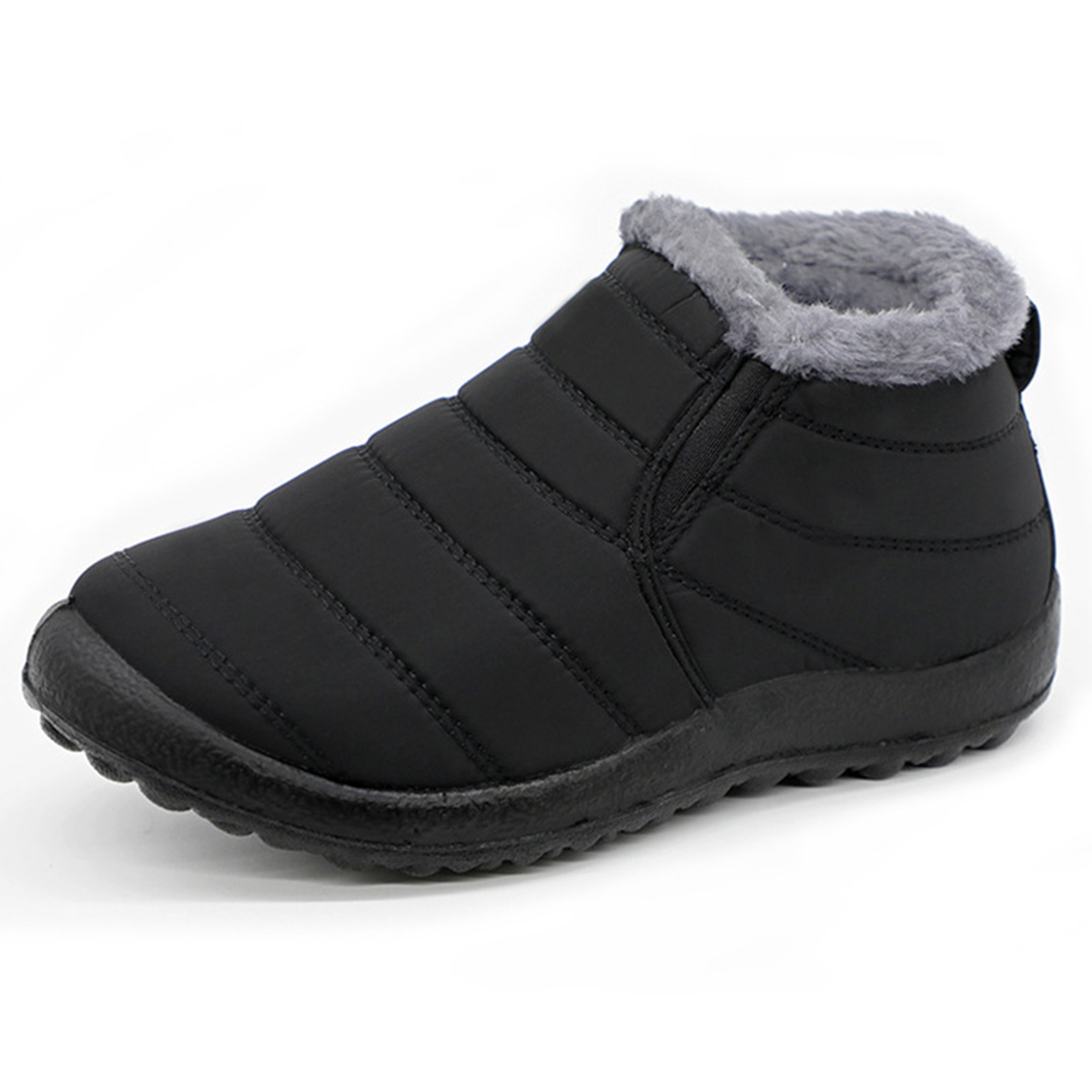 Mens Winter Boots Outdoor Snow Boots For Men Hiking Ankle Shoes Waterproof Mens Fur Shoes Work Foot 12