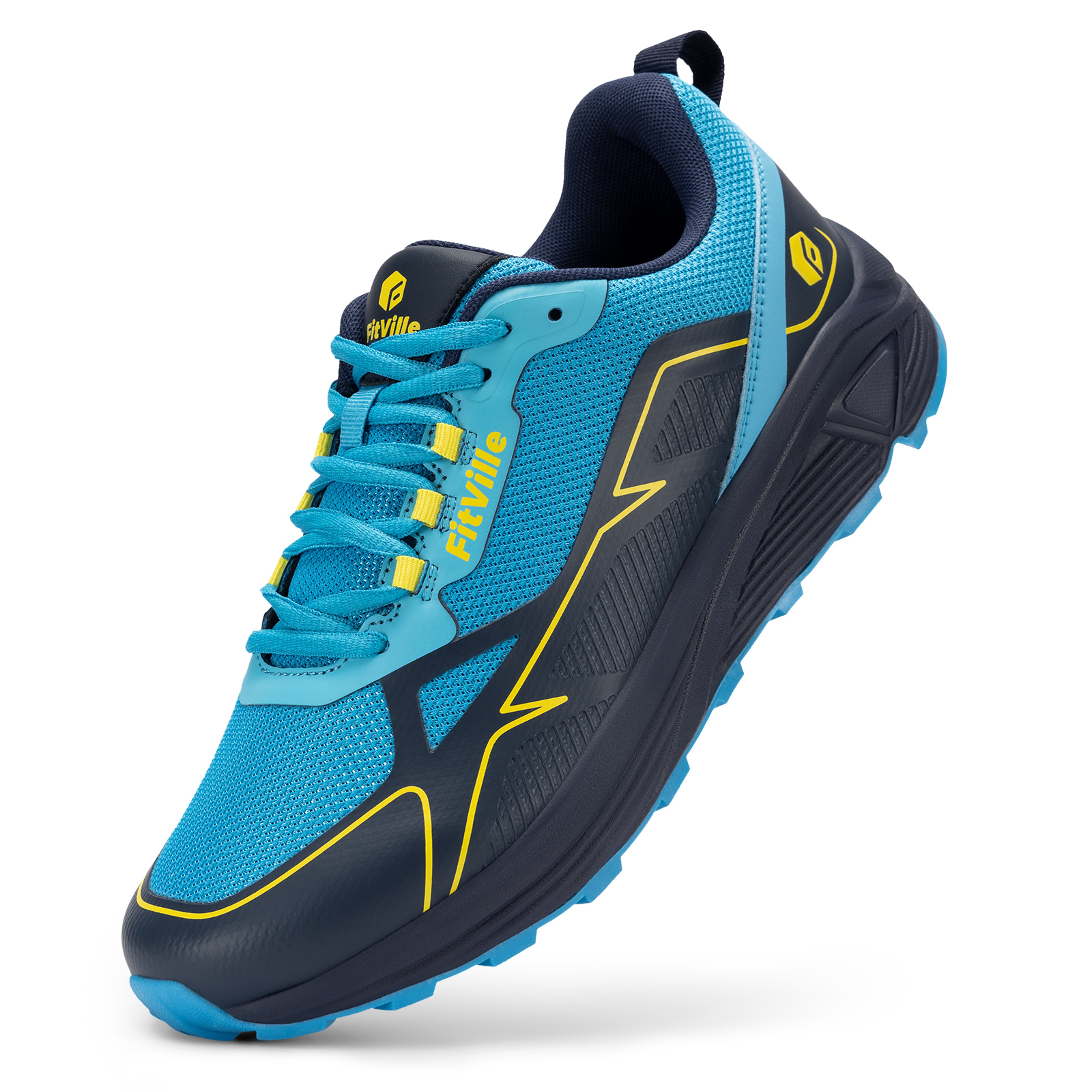Extra Wide Non-Slip Trail Running Shoes for Men, Lightweight Sneakers for Swollen Feet, Arch Support & Comfort – view 9