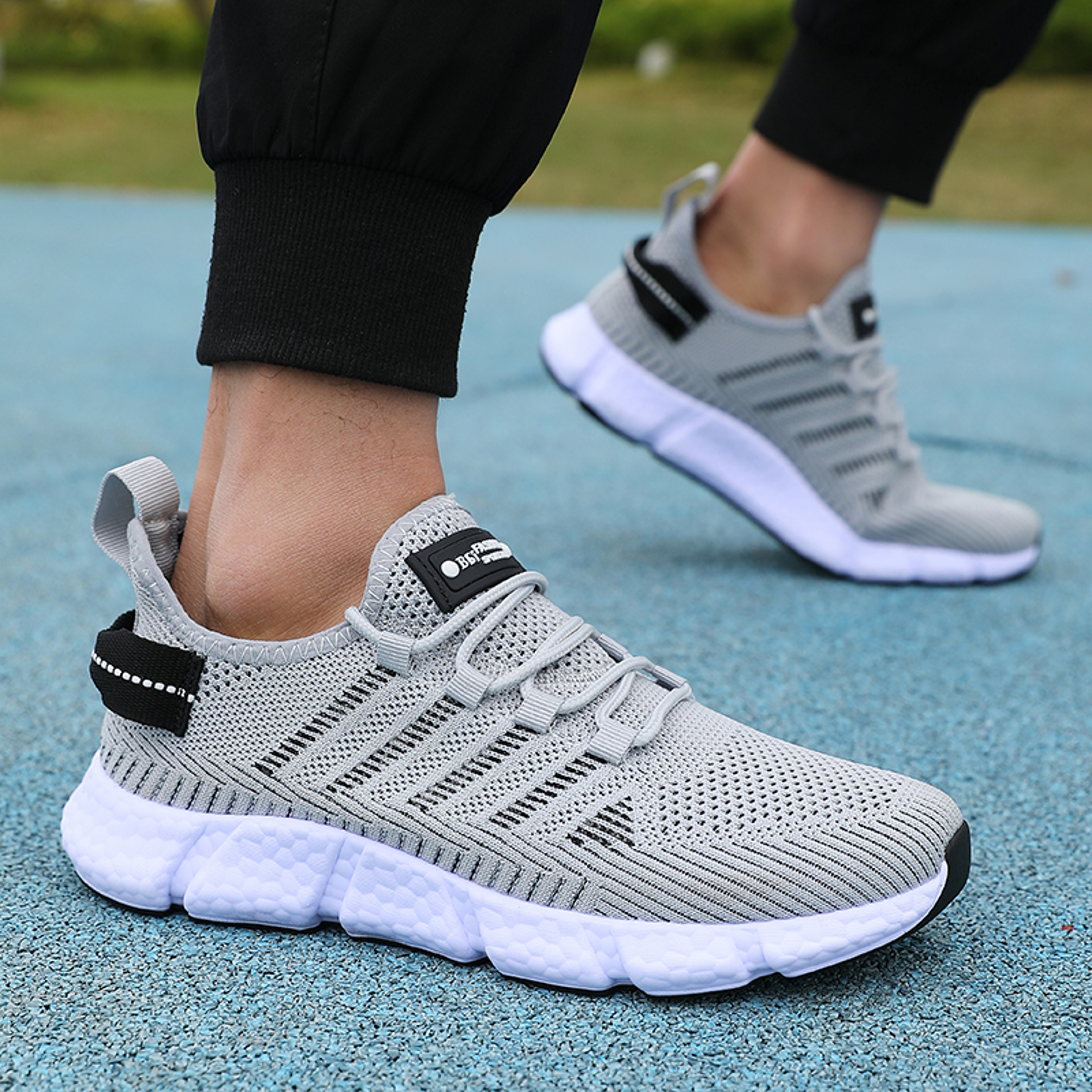 Mens Soft Soled Mesh Running Shoes Breathable Summer Casual Trainers For Comfort Style  Versatile O 9