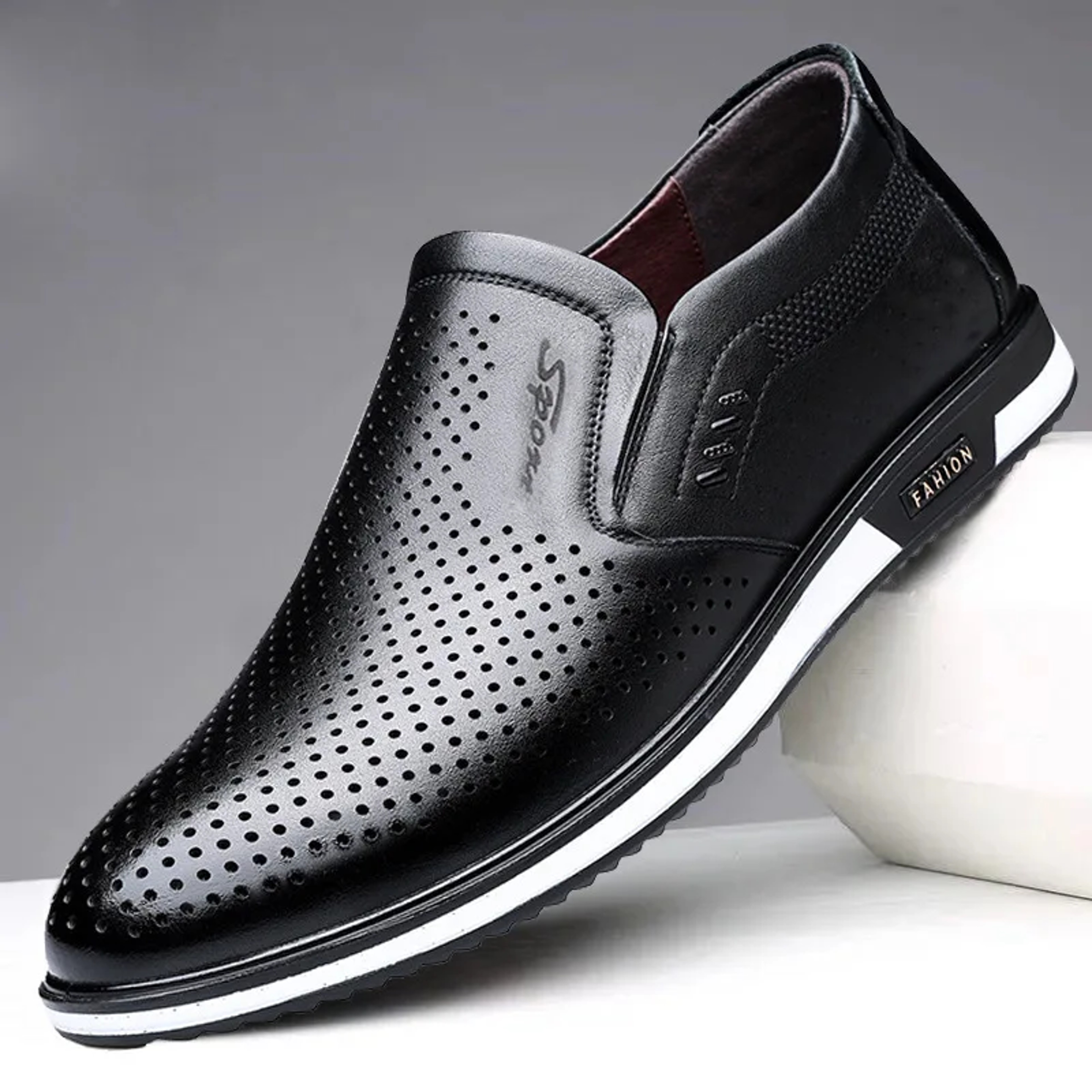 Classic Leather Shoes For Men Designer Loafers High Quality Moccasins  Formal Mens Footwear Elegant 5