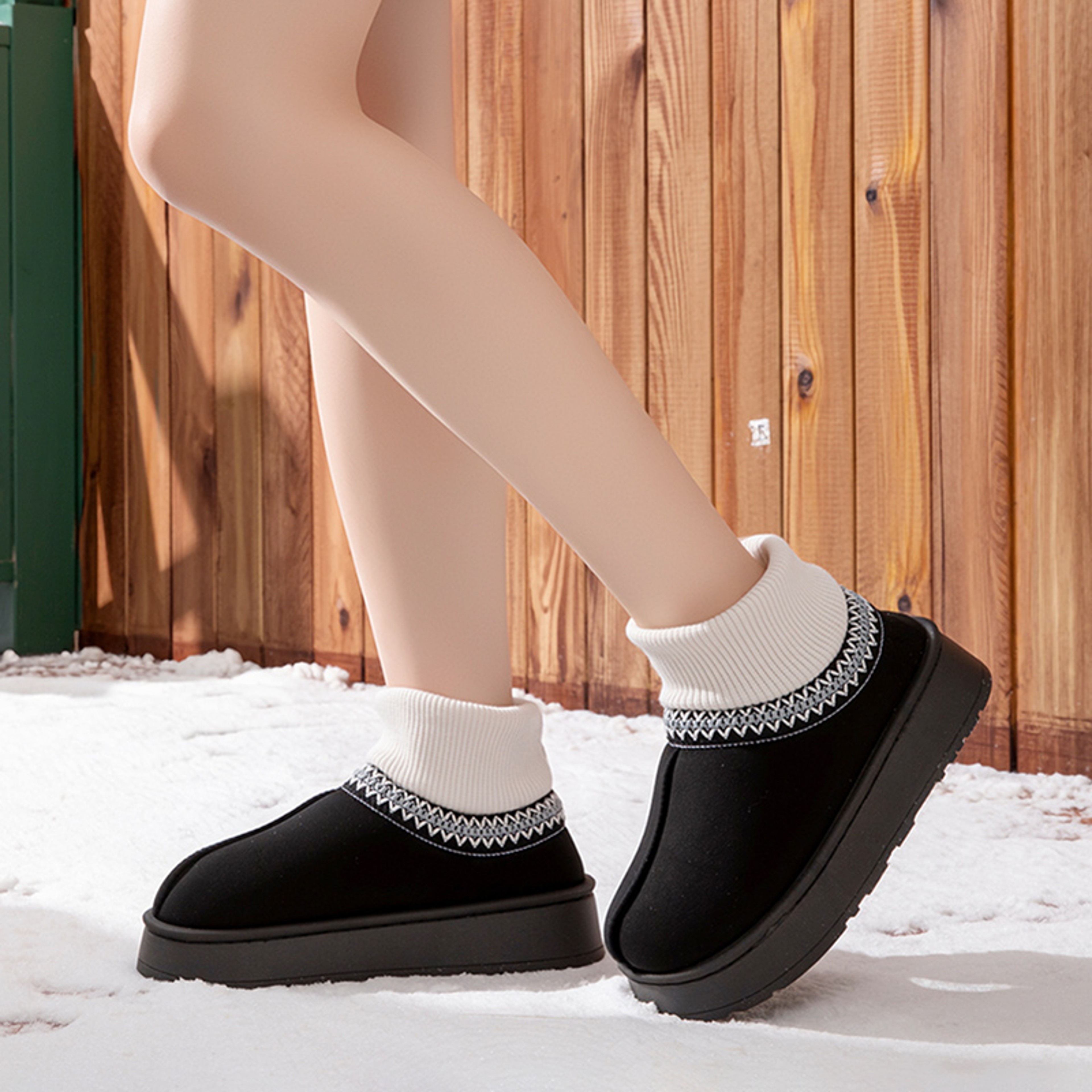 Luxury Winter Womens Slippers Fluffy Indoor Plush Ankle Boots Designer Fuzzy Fur Snow Booties For C 8