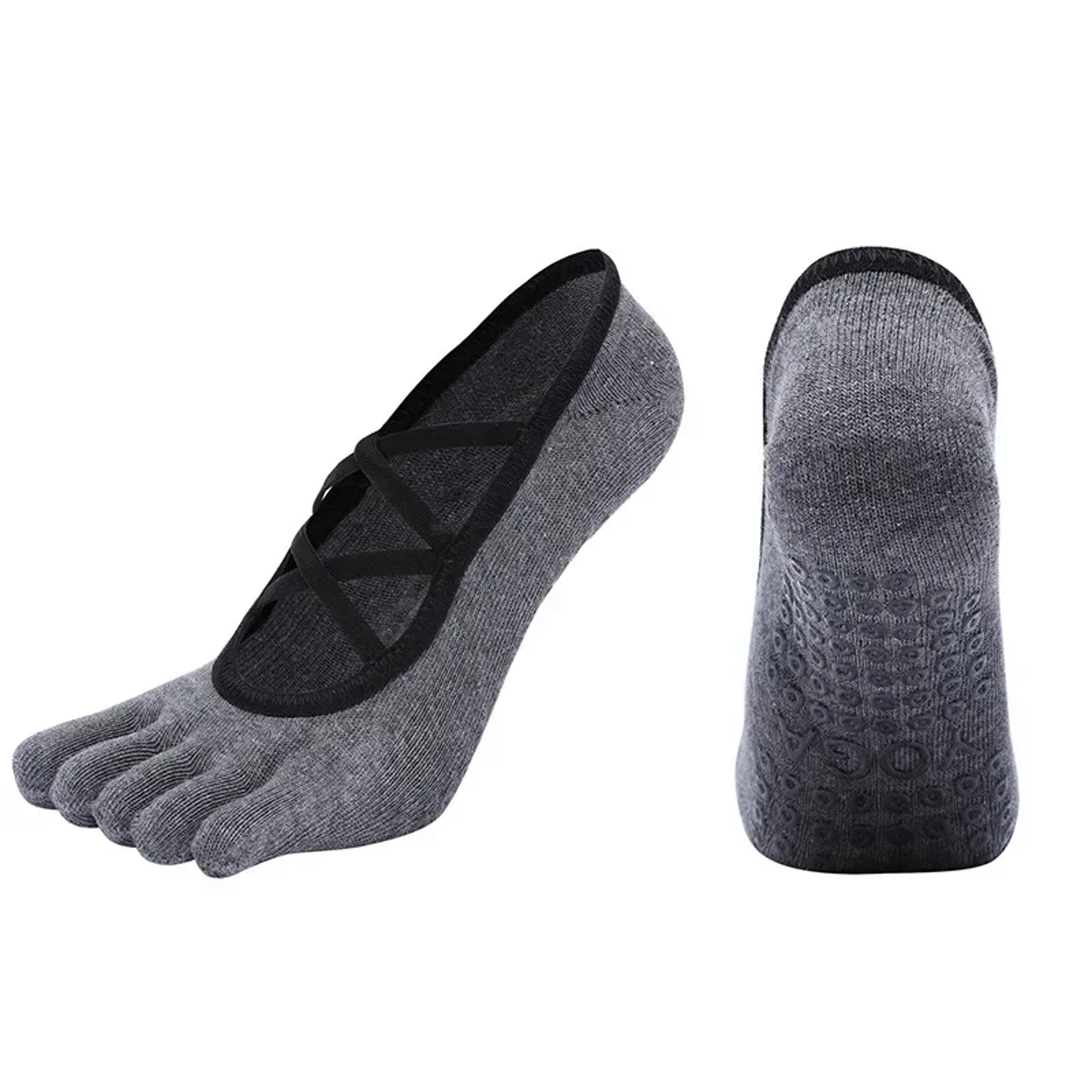 Womens Breathable Backless Yoga Socks, Anti-Slip Bandage Design for Pilates, Dance & Indoor Workouts – view 11