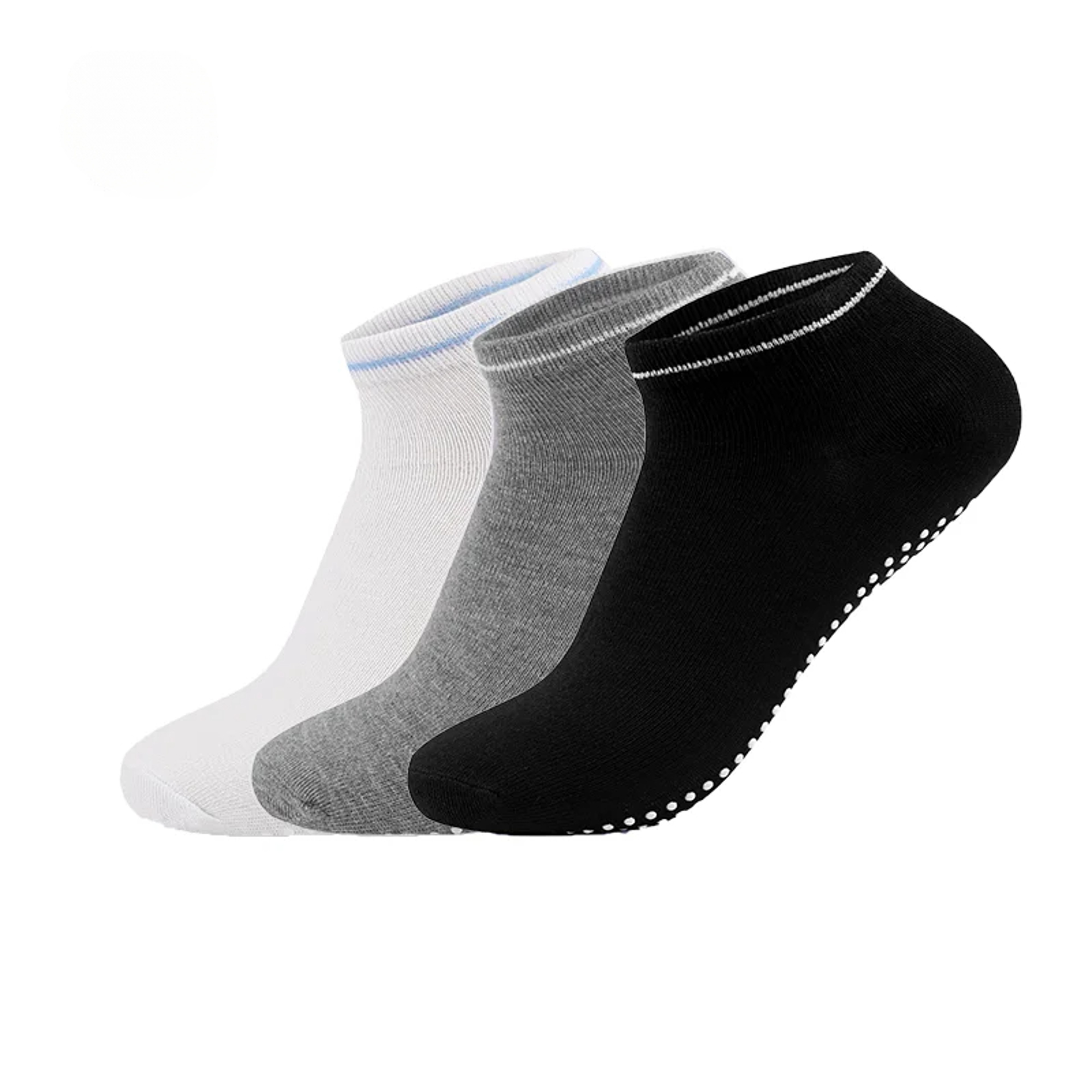 Womens Yoga Socks With NonSlip Grips  Straps Cotton Bandage Pilates Barre Dance Socks For Barefoot  1