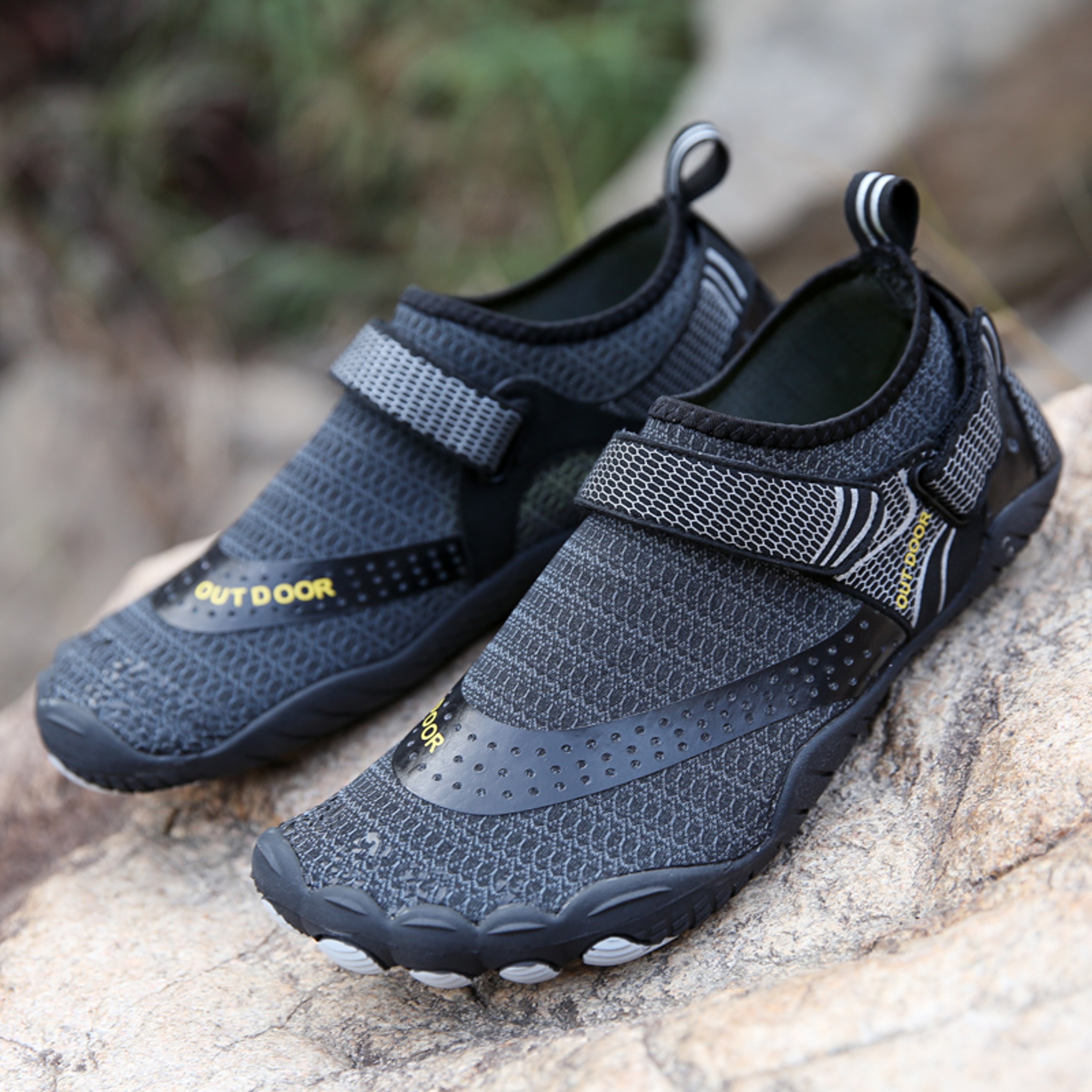 Mens QuickDry Wading Shoes Lightweight Water Sneakers  Breathable Barefoot Outdoor Footwear For Swi 0