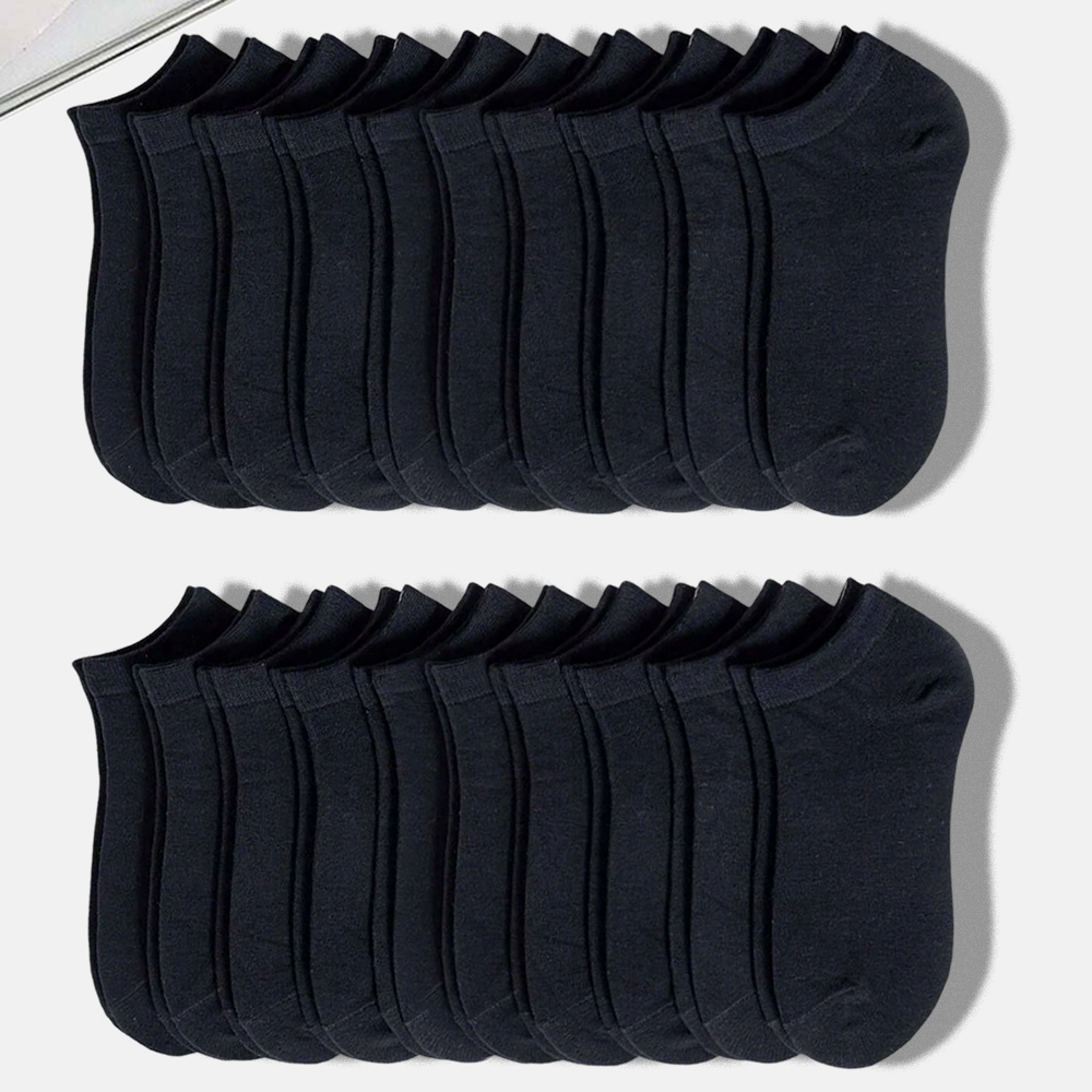 HighQuality Men Solid Black Ankle Socks Breathable Antibacterial Anti Odor Fashionable Versatile Ca 0