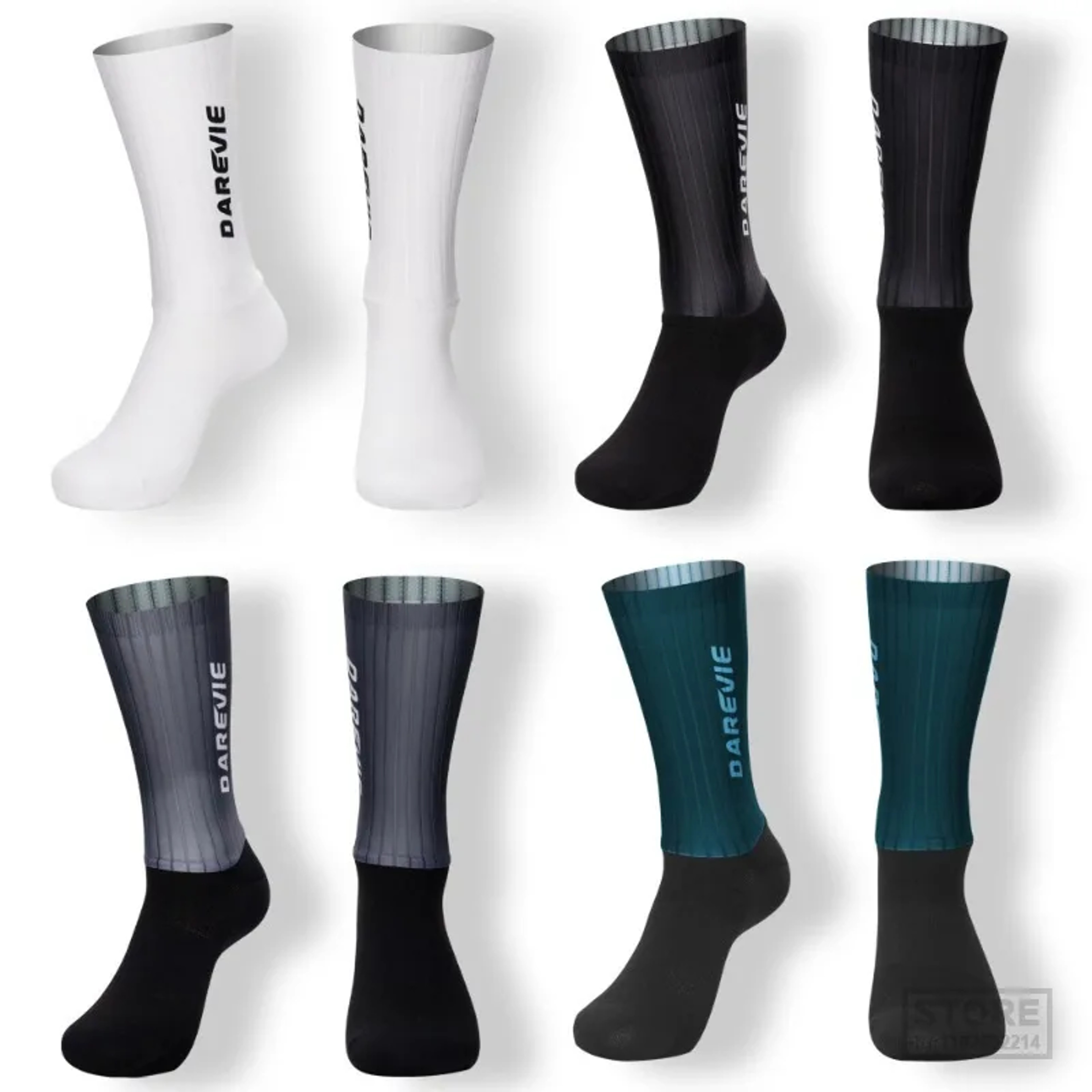 High-Performance Aero Cycling Socks, Breathable Anti-Slip Sports Socks for Men with Moisture Control Design – view 1