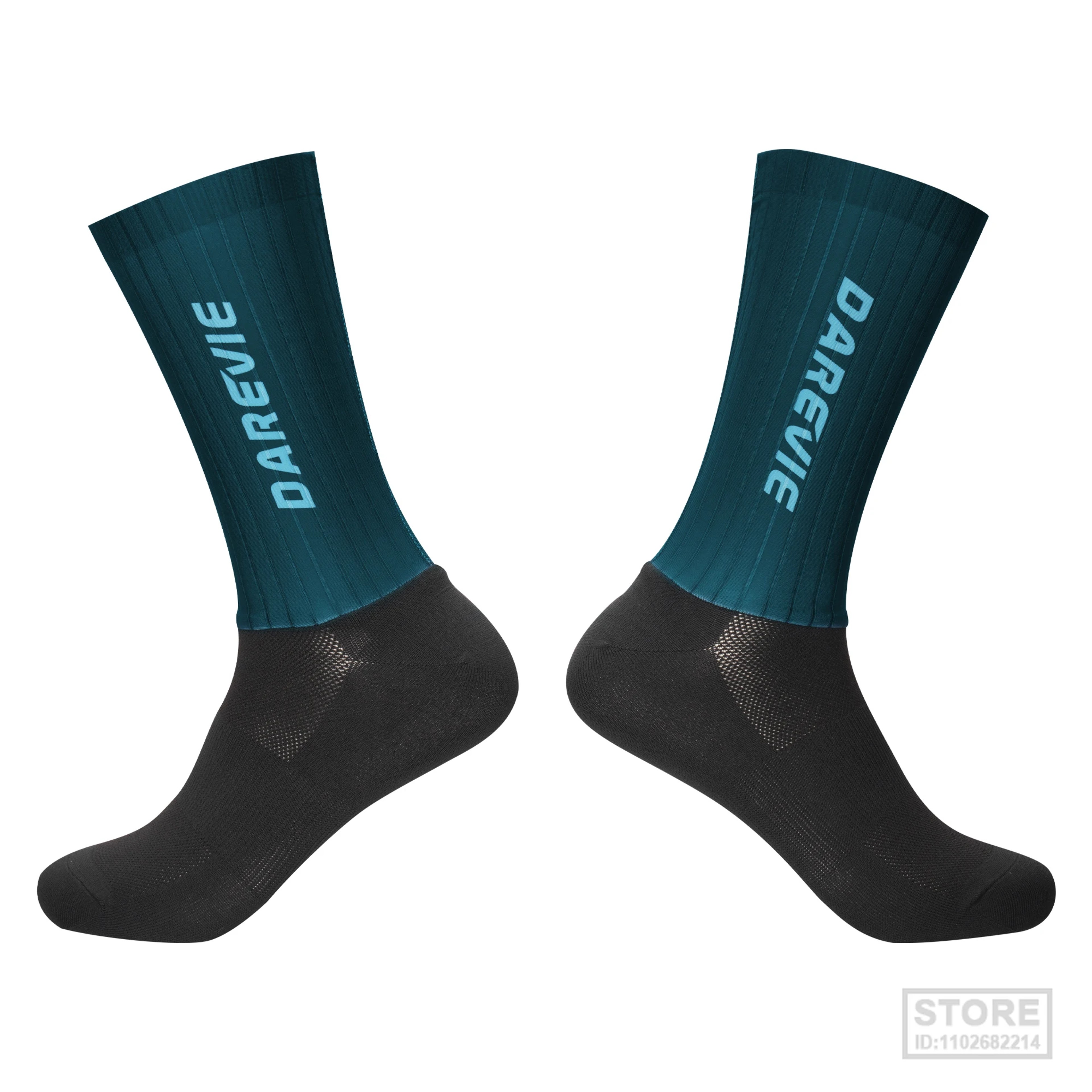 High-Performance Aero Cycling Socks, Breathable Anti-Slip Sports Socks for Men with Moisture Control Design – view 9