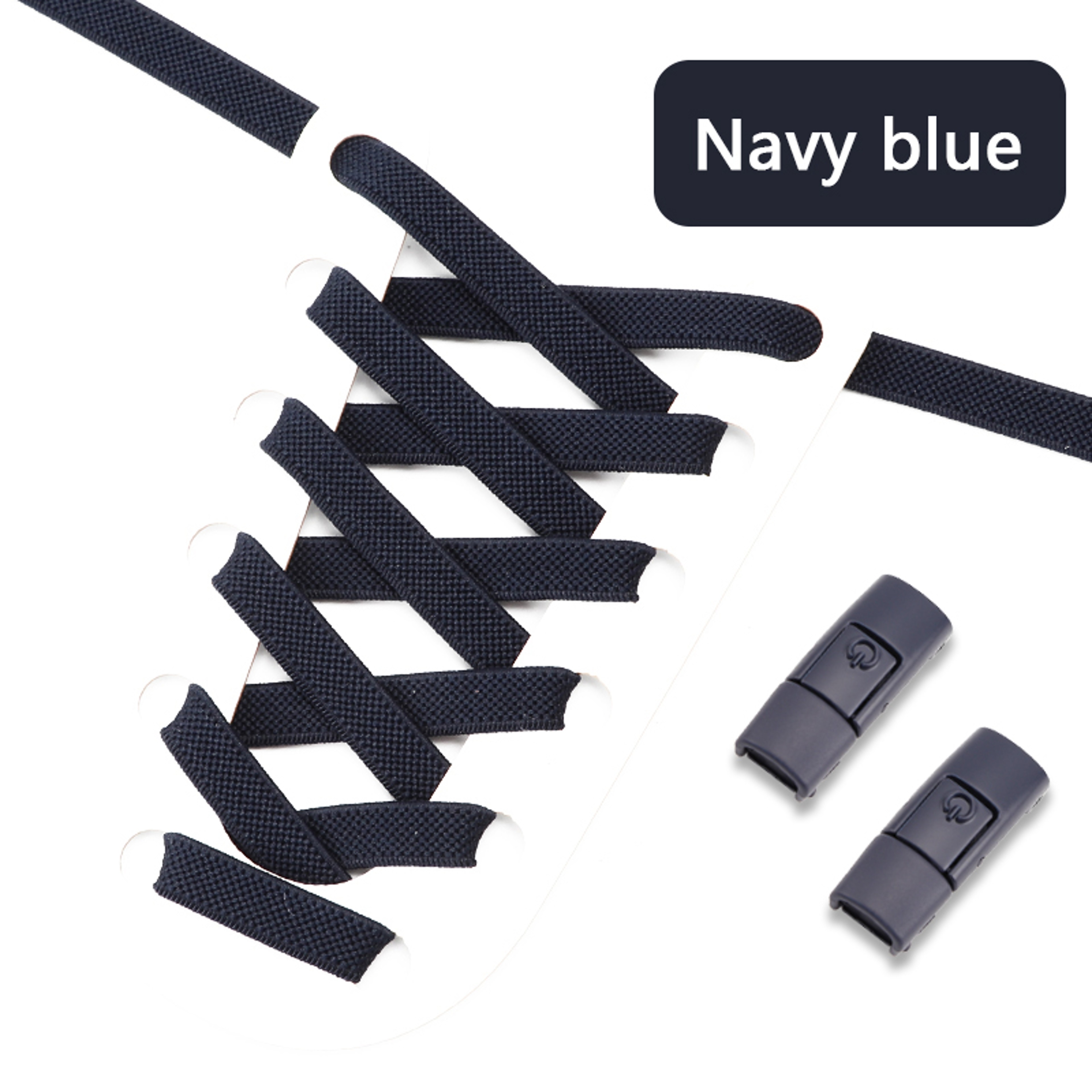 No Tie Elastic Shoelaces Press Lock Shoelace Colorful Sneakers Laces Tieless Shoe Laces One Size Ad 22