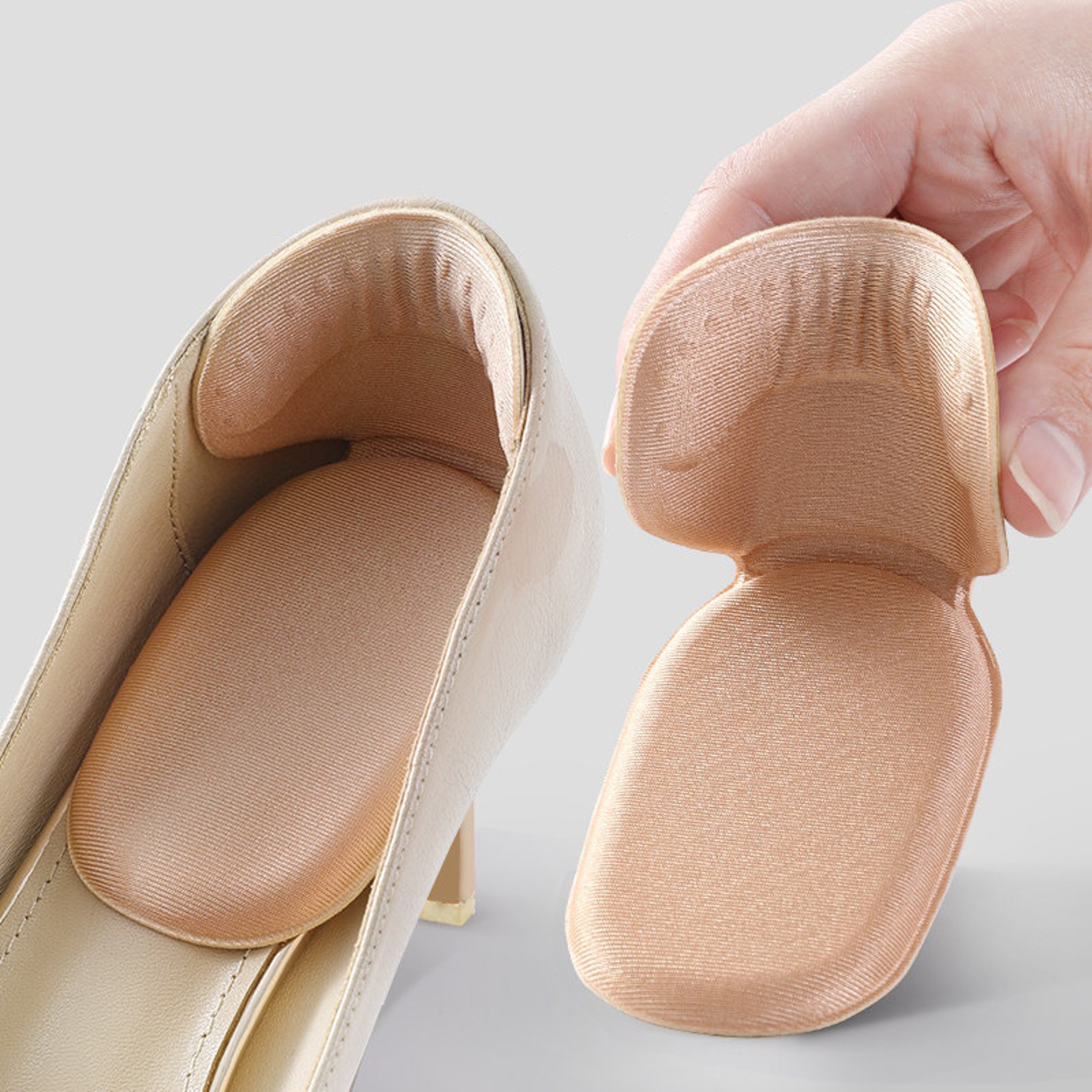 Heel Protector T Shape Sponge Shoe Cushion, High Heel Inserts, Heel Pads, Shoe Adjuster for Women, Comfortable Insoles – view 1