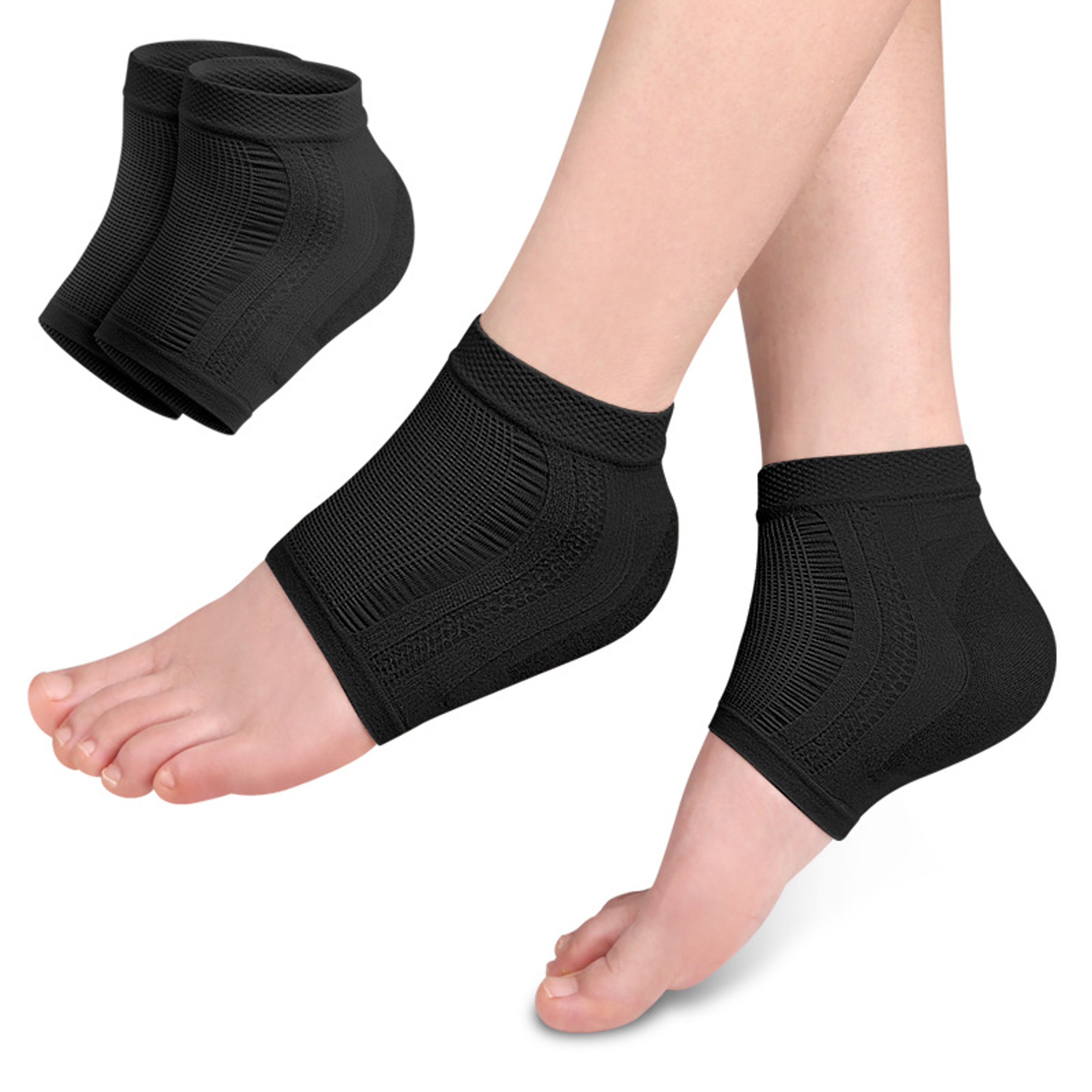 Moisturizing Heel Socks Mesh Gel Silicone Foot Cover AntiWear Cracked Heel Protector Pads 7