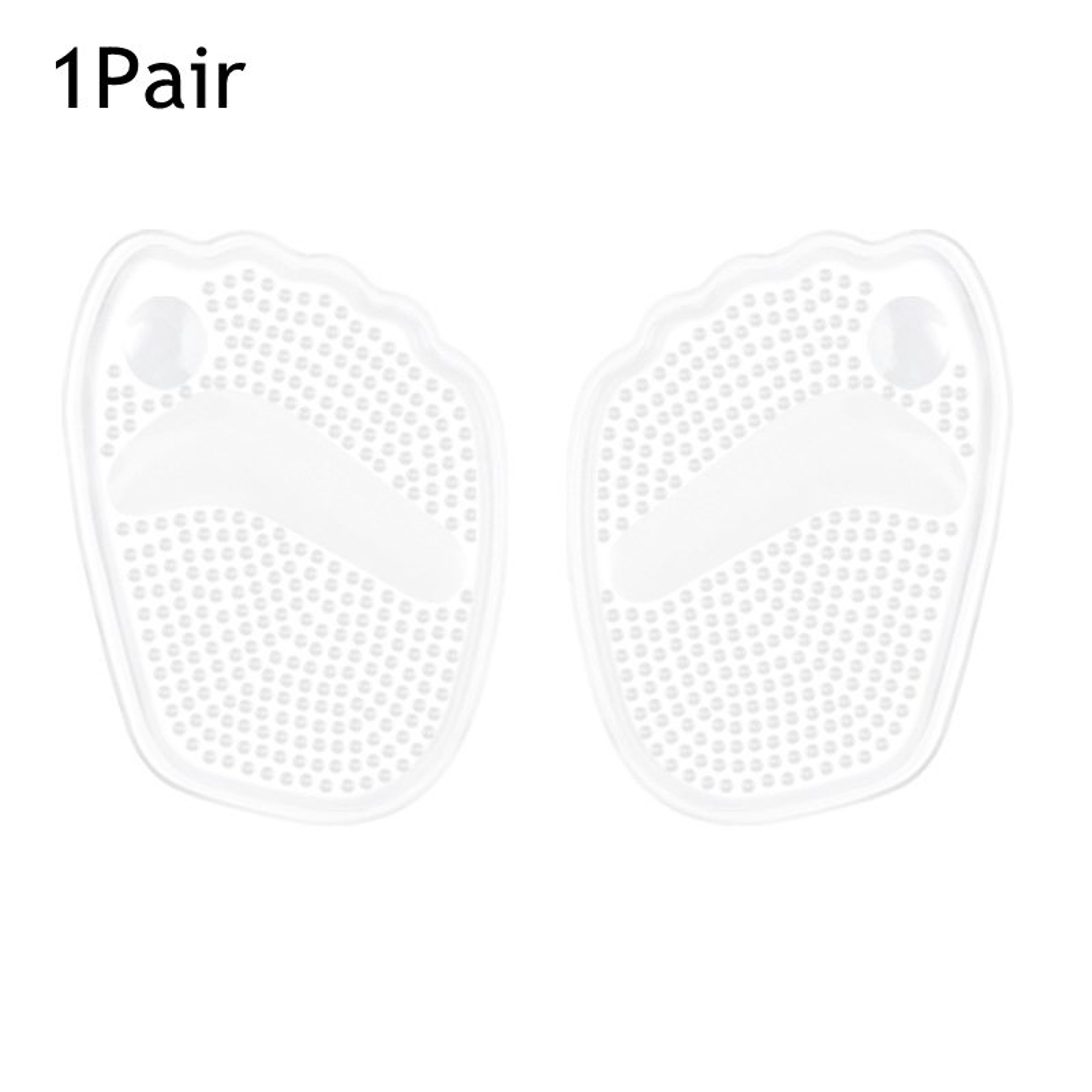 High Heel Silicone Forefoot Pads, Self-adhesive GEL Half Insoles, Anti-slip Shoe Cushion for Women Foot Pain Care – view 7