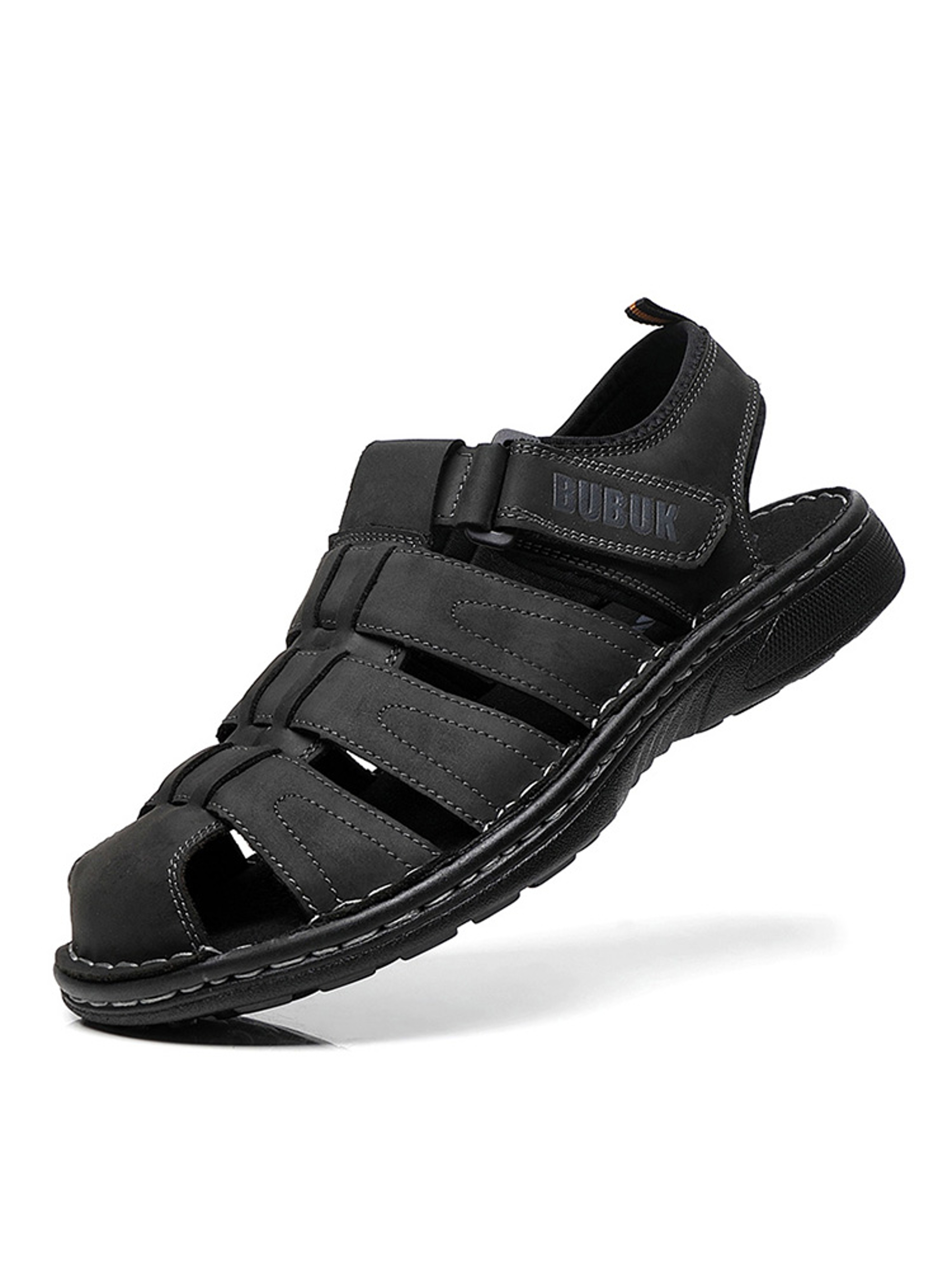 Outdoor Fashion Beach Shoes, Light and Comfortable, First-Layer Cowhide Mens Sports Sandals, Open-Toe Non-Slip Sandals – view 2