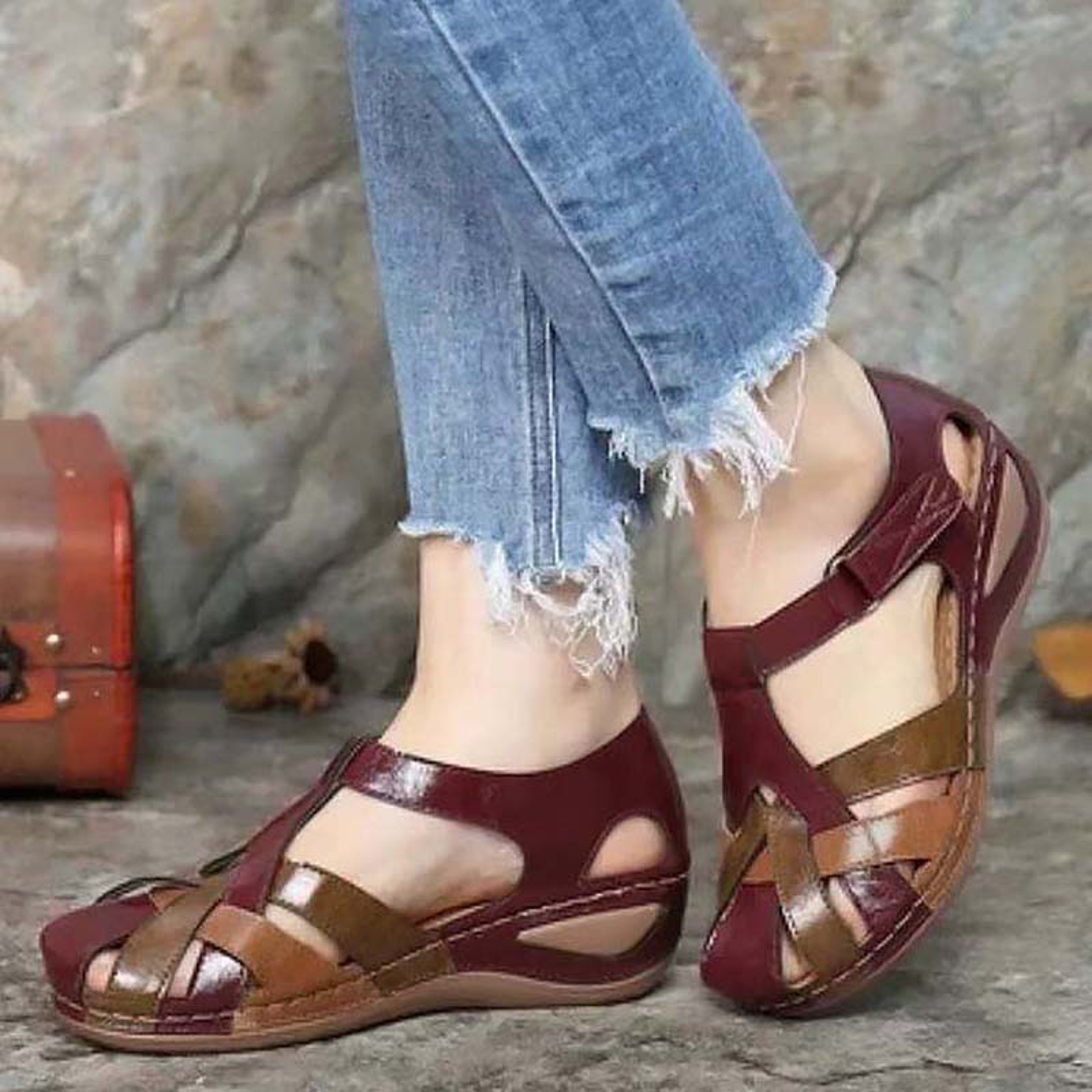 Summer Women Shoes NonSlip Wedge Sandals Outdoor Ladies Sandal Footwear 2