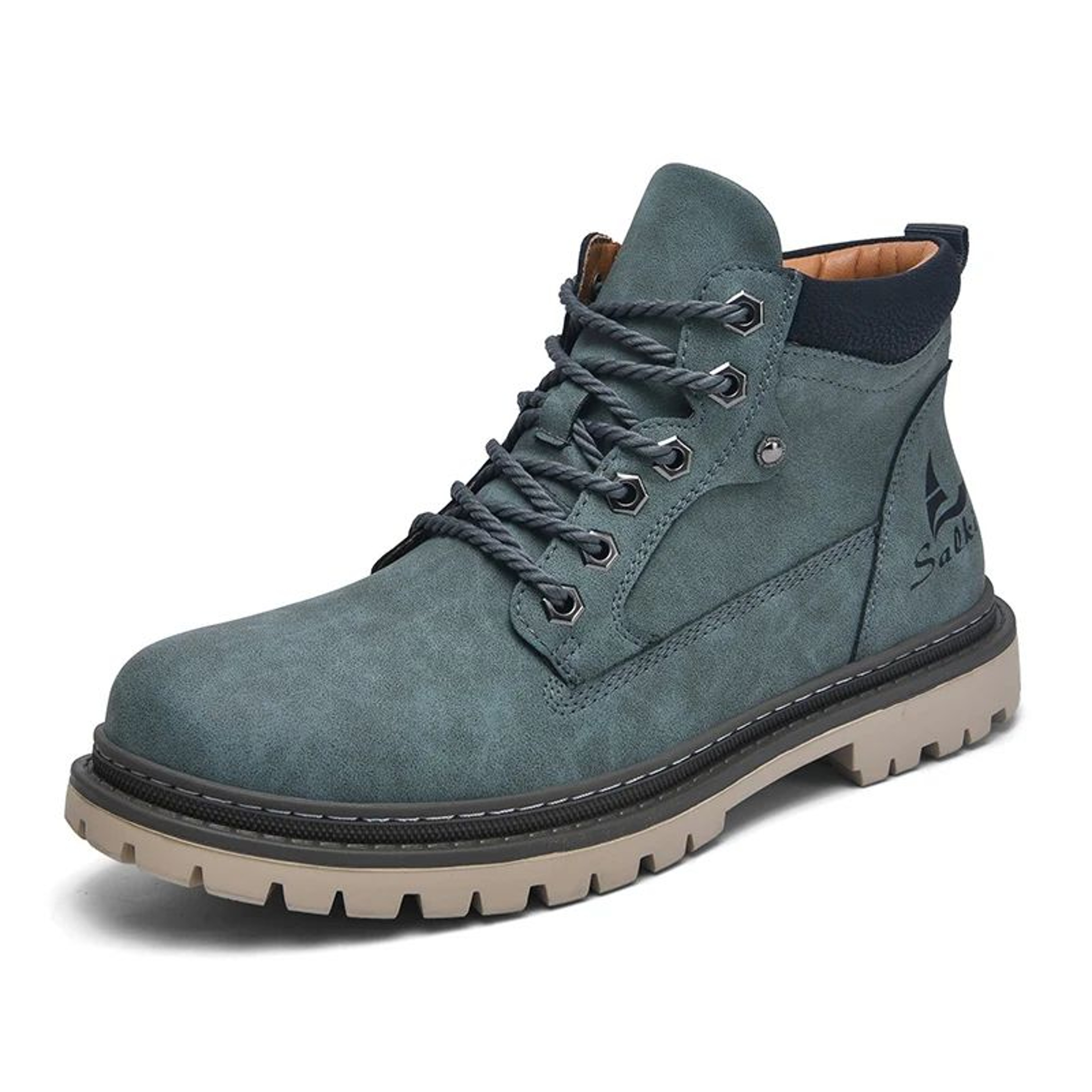 High Top Handmade Men Boots Ankle Winter Leather Shoes Outdoor Hiking Sneakers Hombres Botas Anti S 8