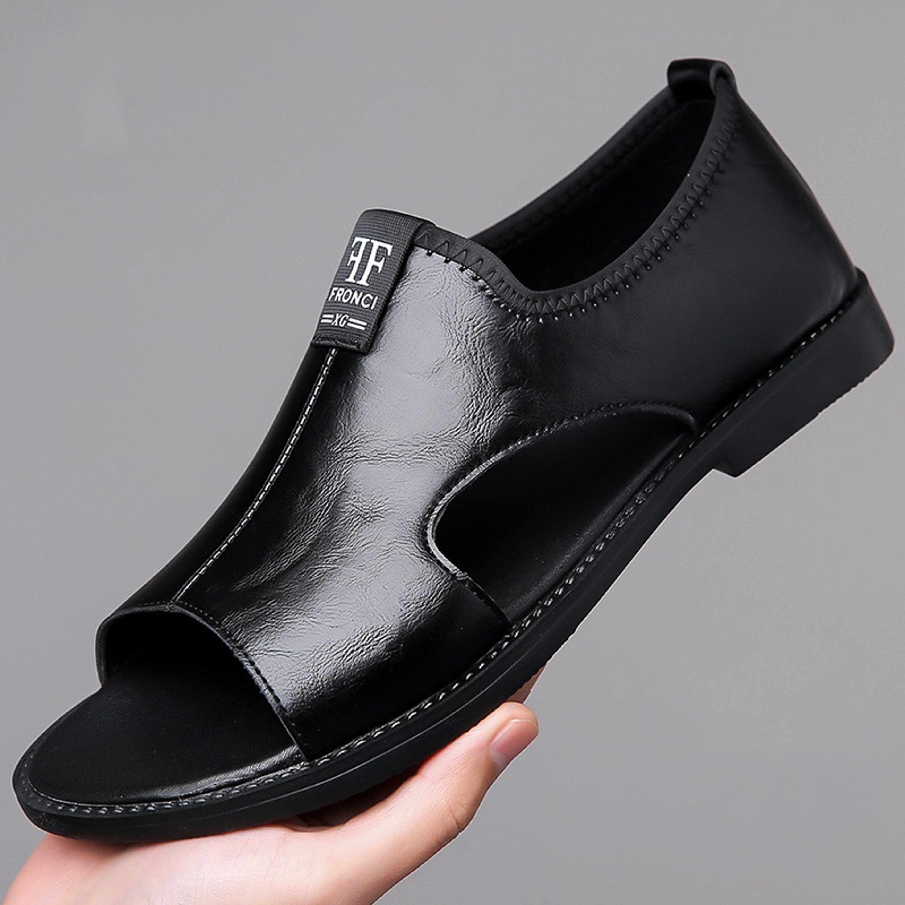 High Quality Leather Sandals for Men Comfortable Casual Slippers – view 8