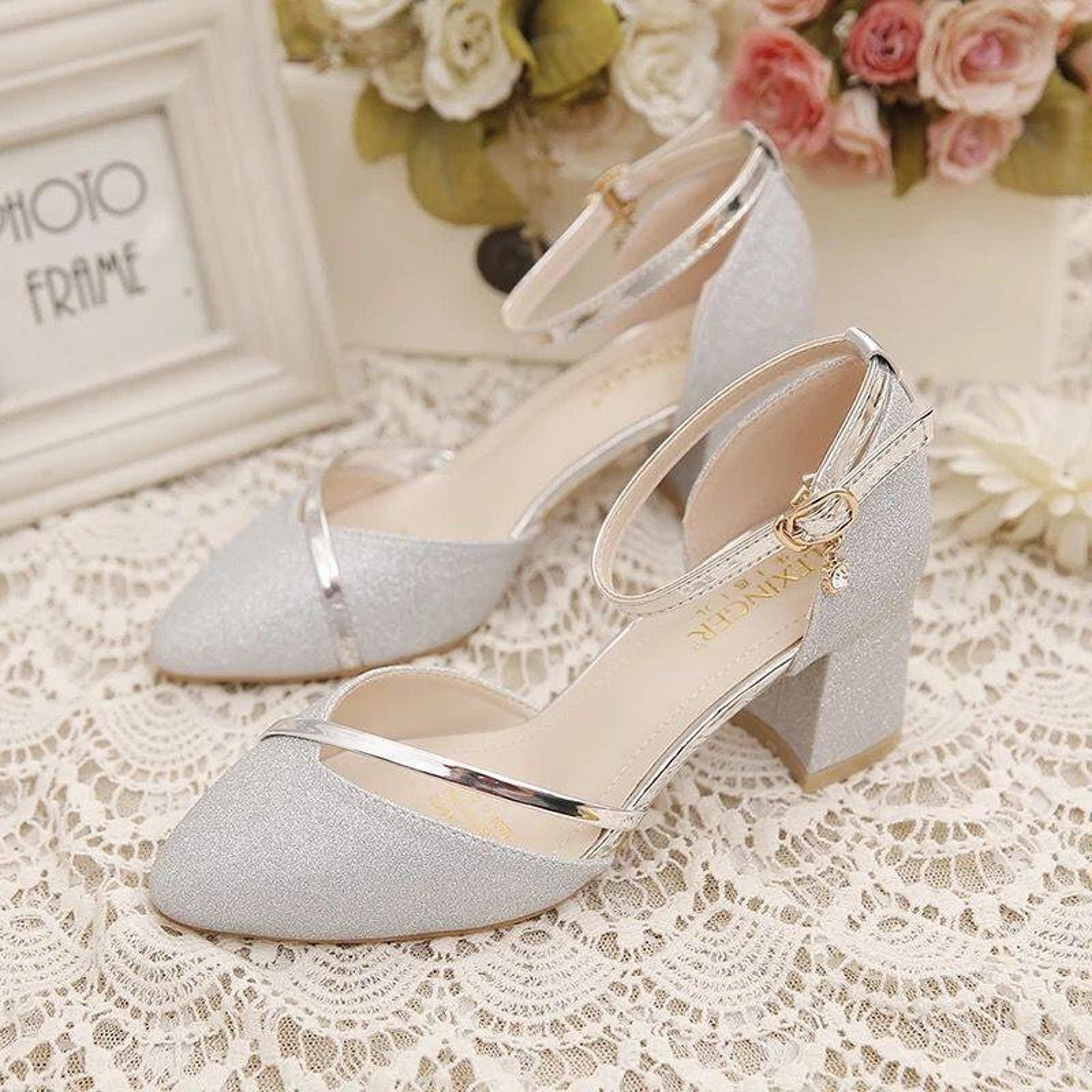 Sexy Sequins Women Shoes Golden Party Night Club Pumps Womens High Heels Fashion High Quality Women 1