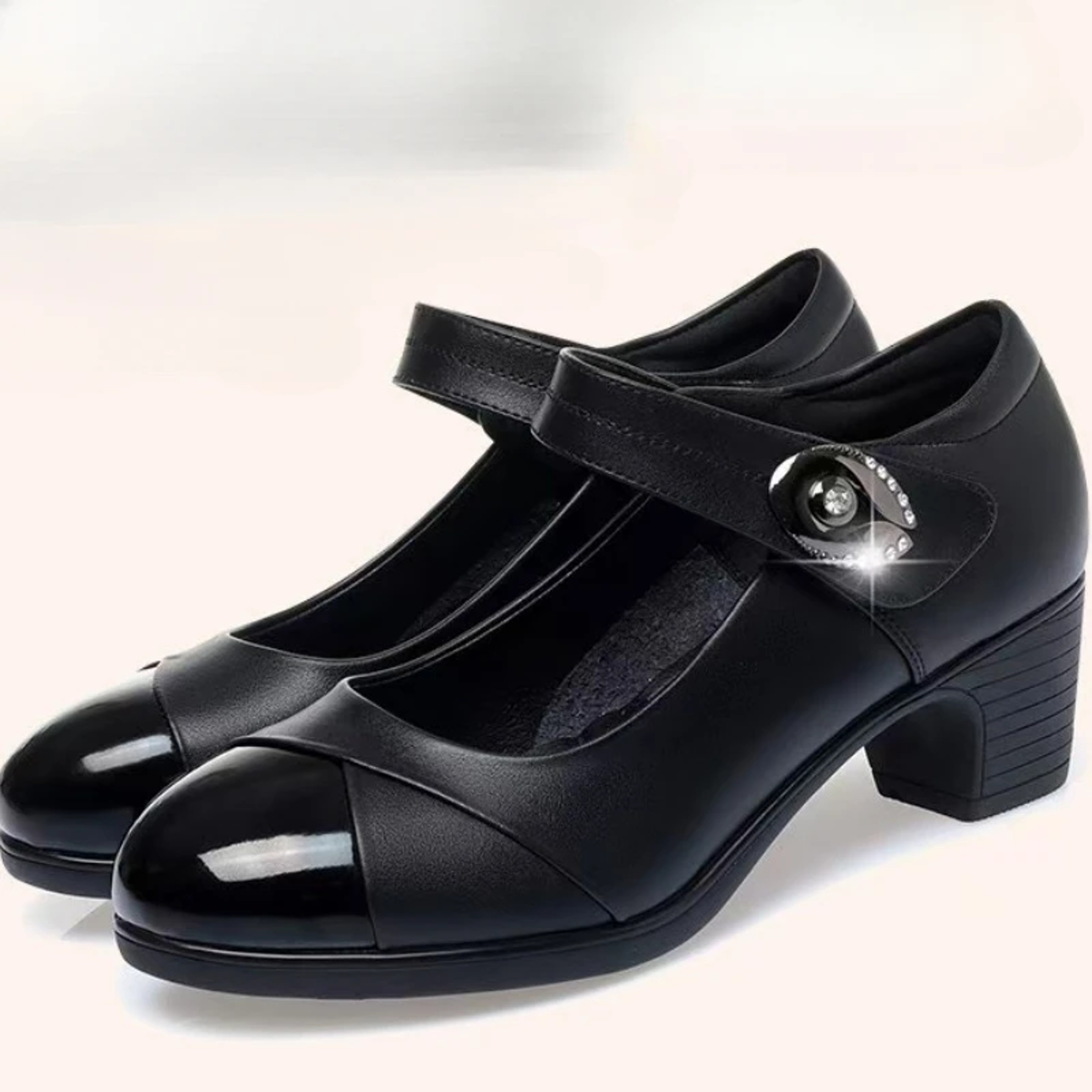 Fashion Spring Autumn New Pointed Head Square Heel Shoes Comfortable Solid Color Sexy Casual Womens Banquet Footwear – view 5