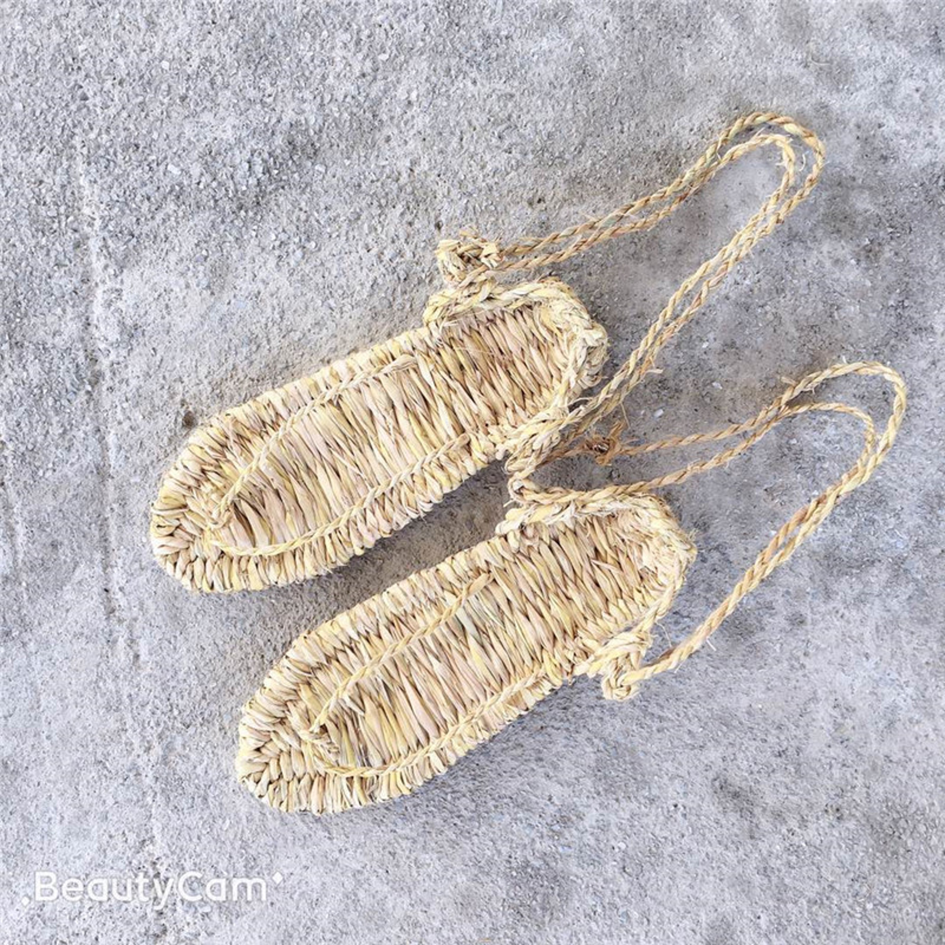 HandWoven Straw Sandals For Men And Women Japanese Anime Cos Play Shoes Retro Drift Beach Sandals F 0