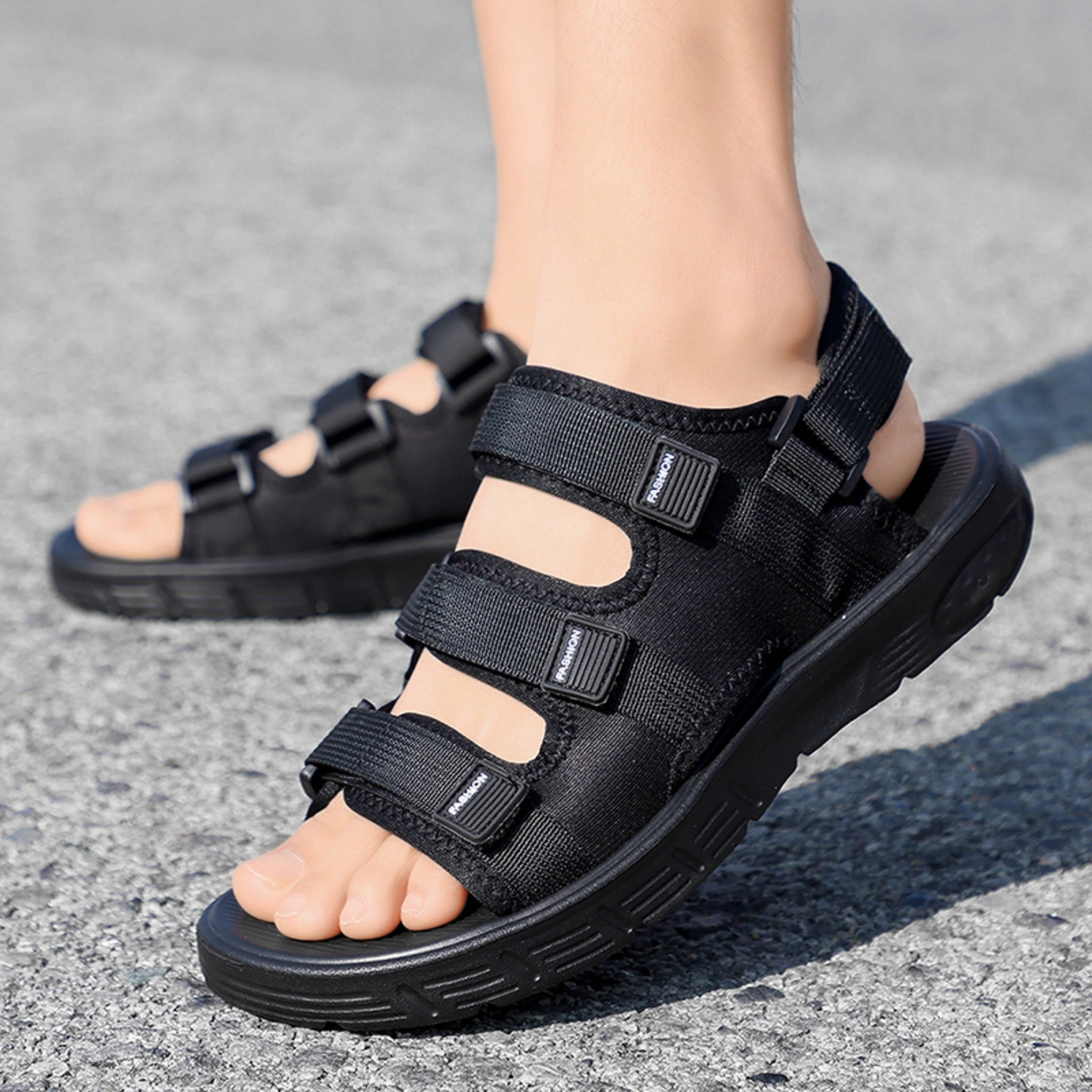 Cool Beach Shoes For Men Pair Of Mens Sandals NonSlip SoftSoled Driving Shoes Summer Sports Wear We 0